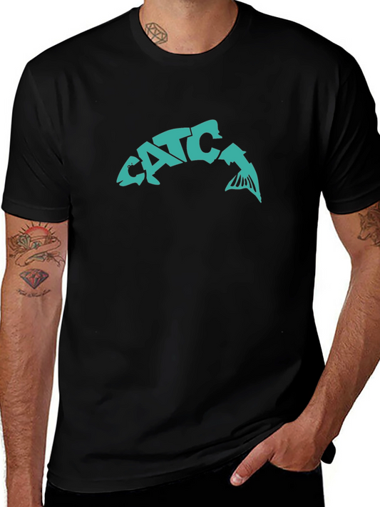 Catch Fish Graphic Tee - Soft Cotton