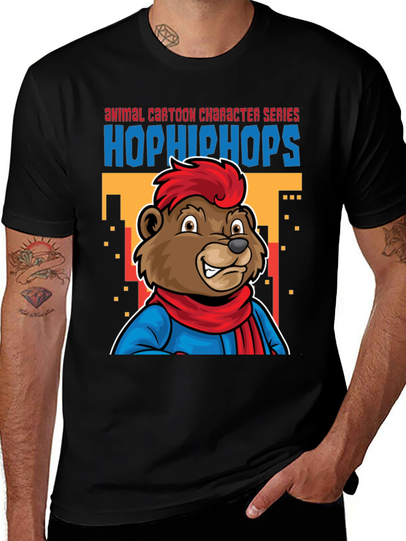 Animal Cartoon Character Series T-Shirt