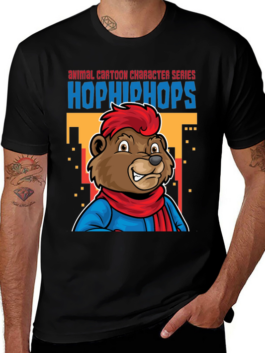 Animal Cartoon Character Series T-Shirt