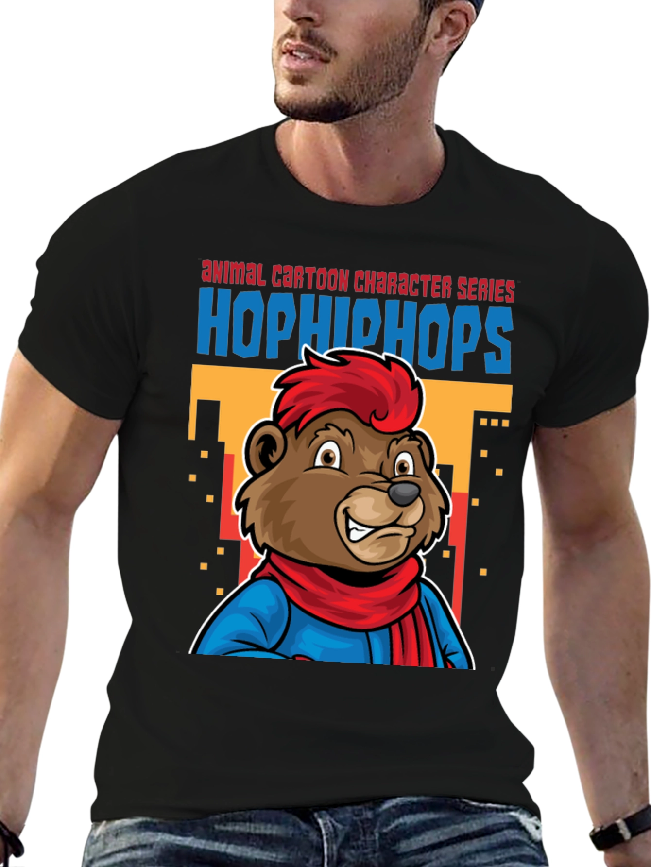 Animal Cartoon Character Series T-Shirt