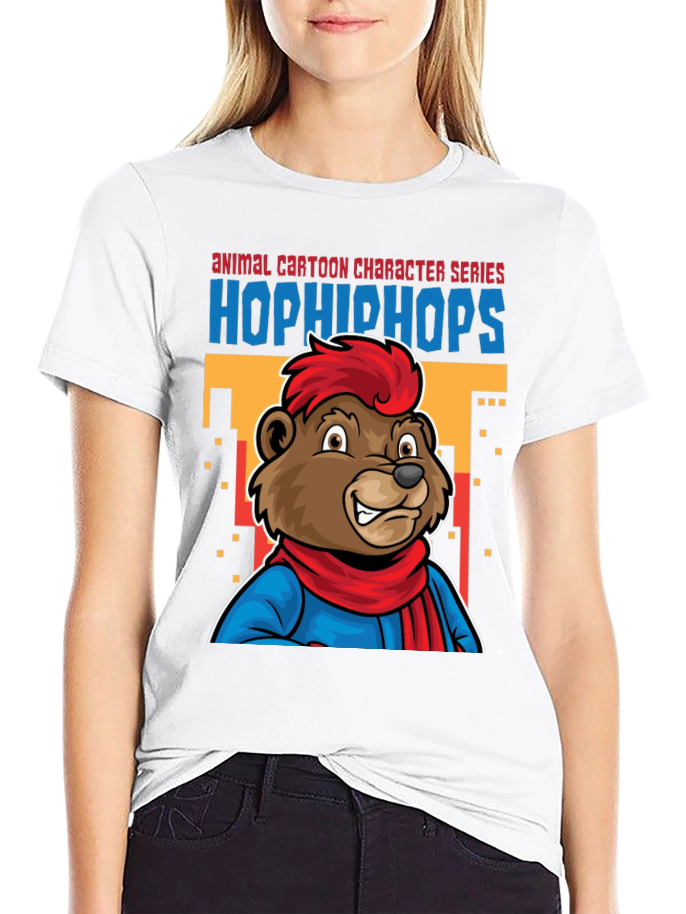 Animal Cartoon Character Series T-Shirt