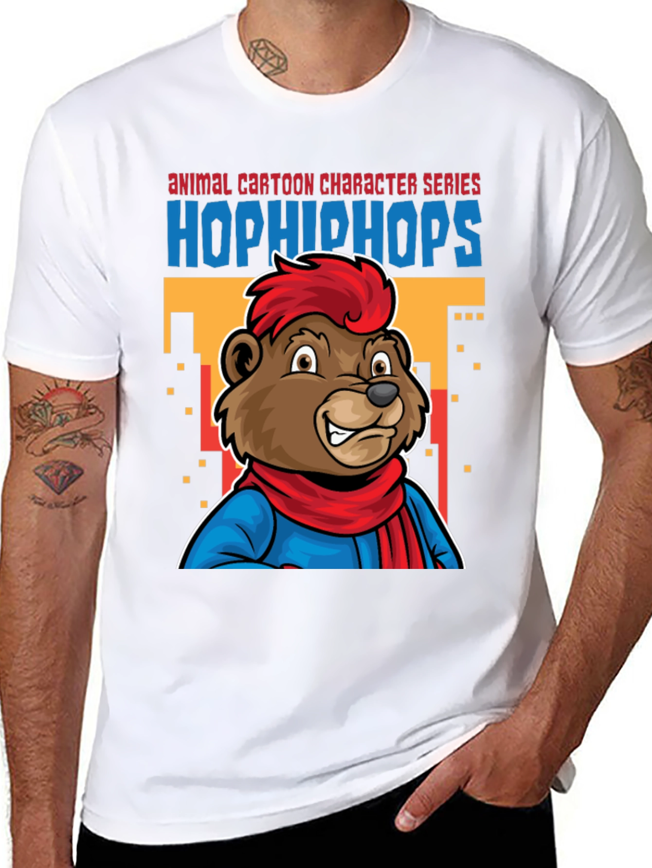 Animal Cartoon Character Series T-Shirt
