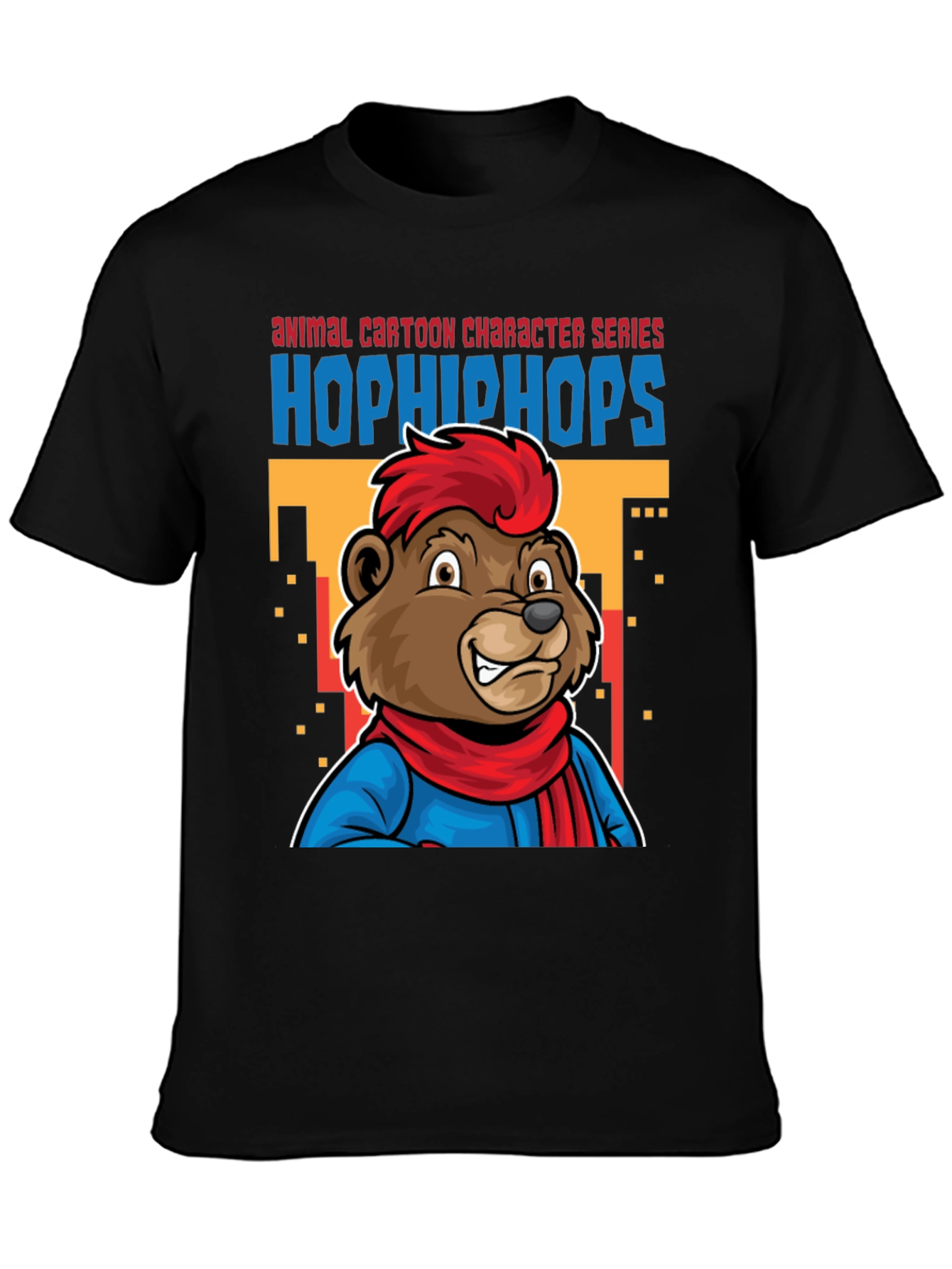 Animal Cartoon Character Series T-Shirt