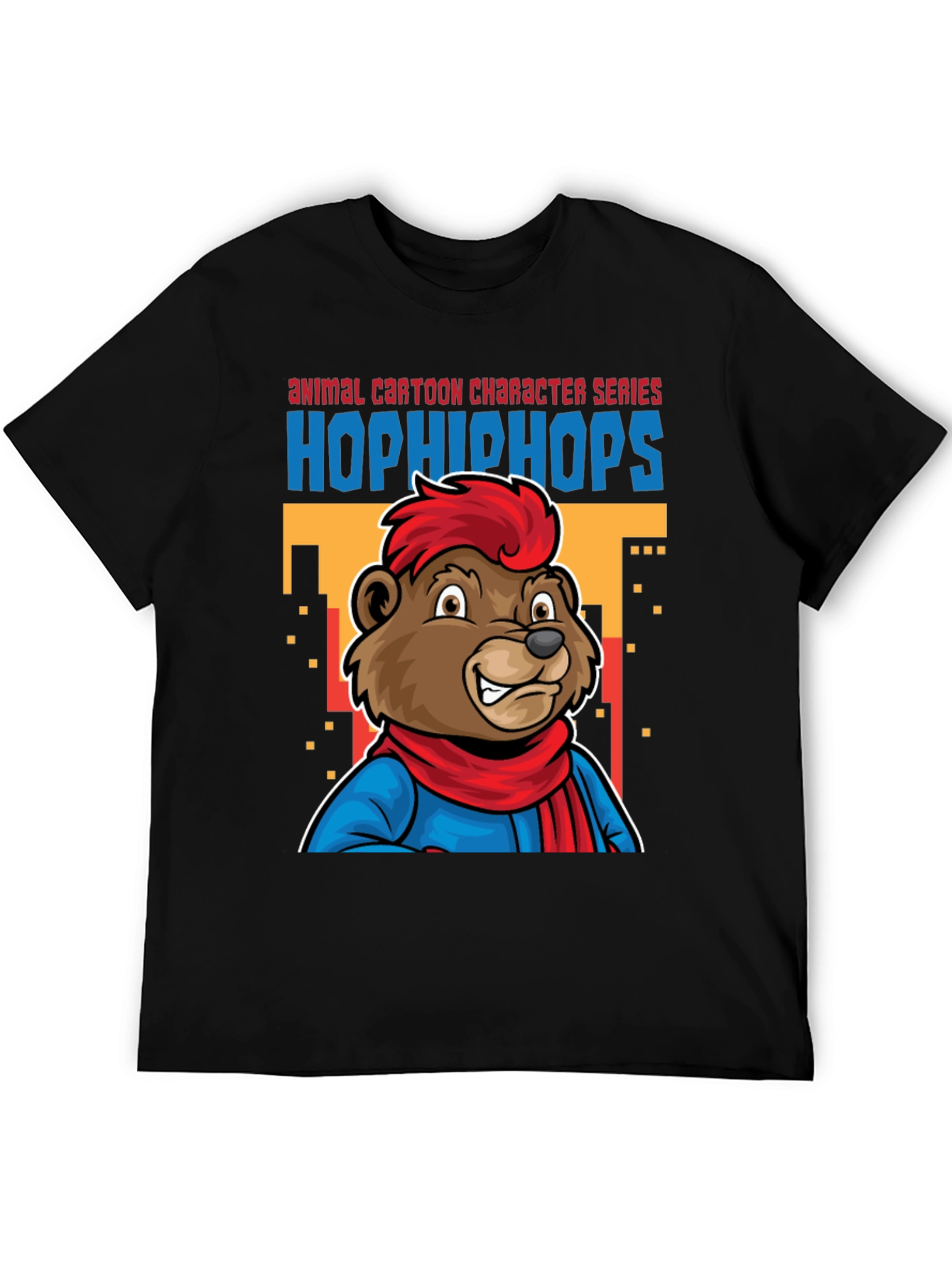 Animal Cartoon Character Series T-Shirt