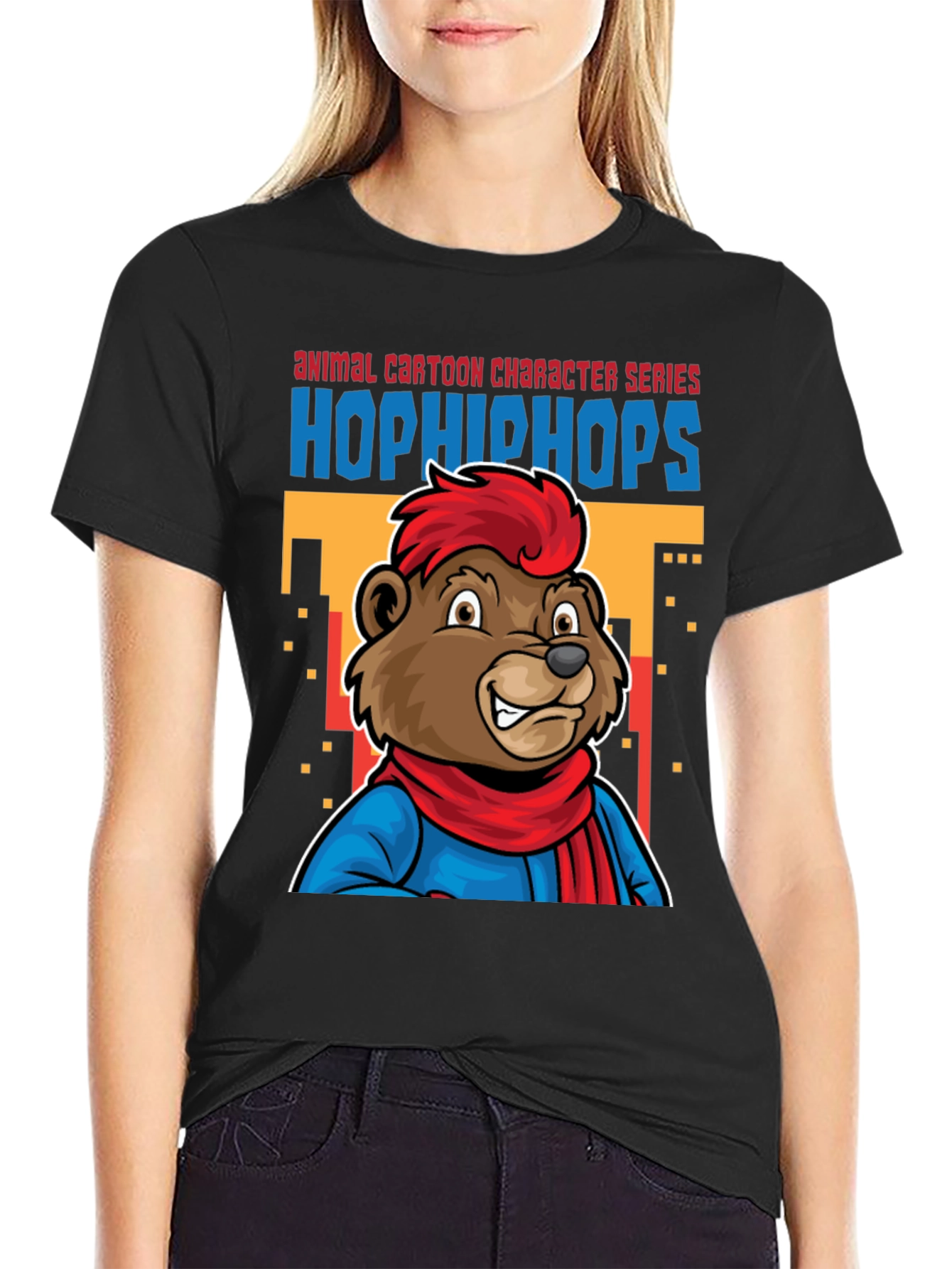 Animal Cartoon Character Series T-Shirt
