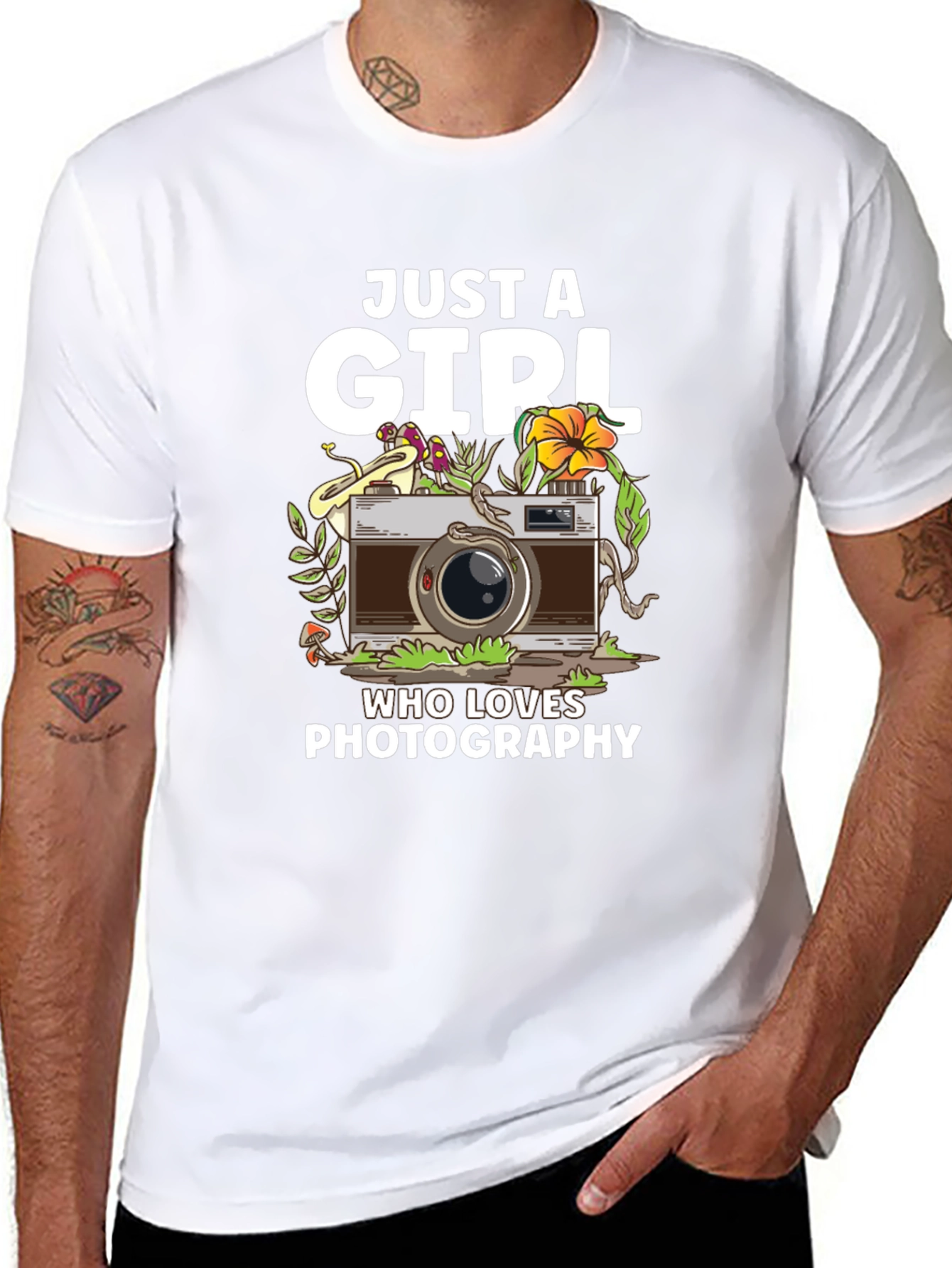 Just A Girl Who Loves Photography T-Shirt