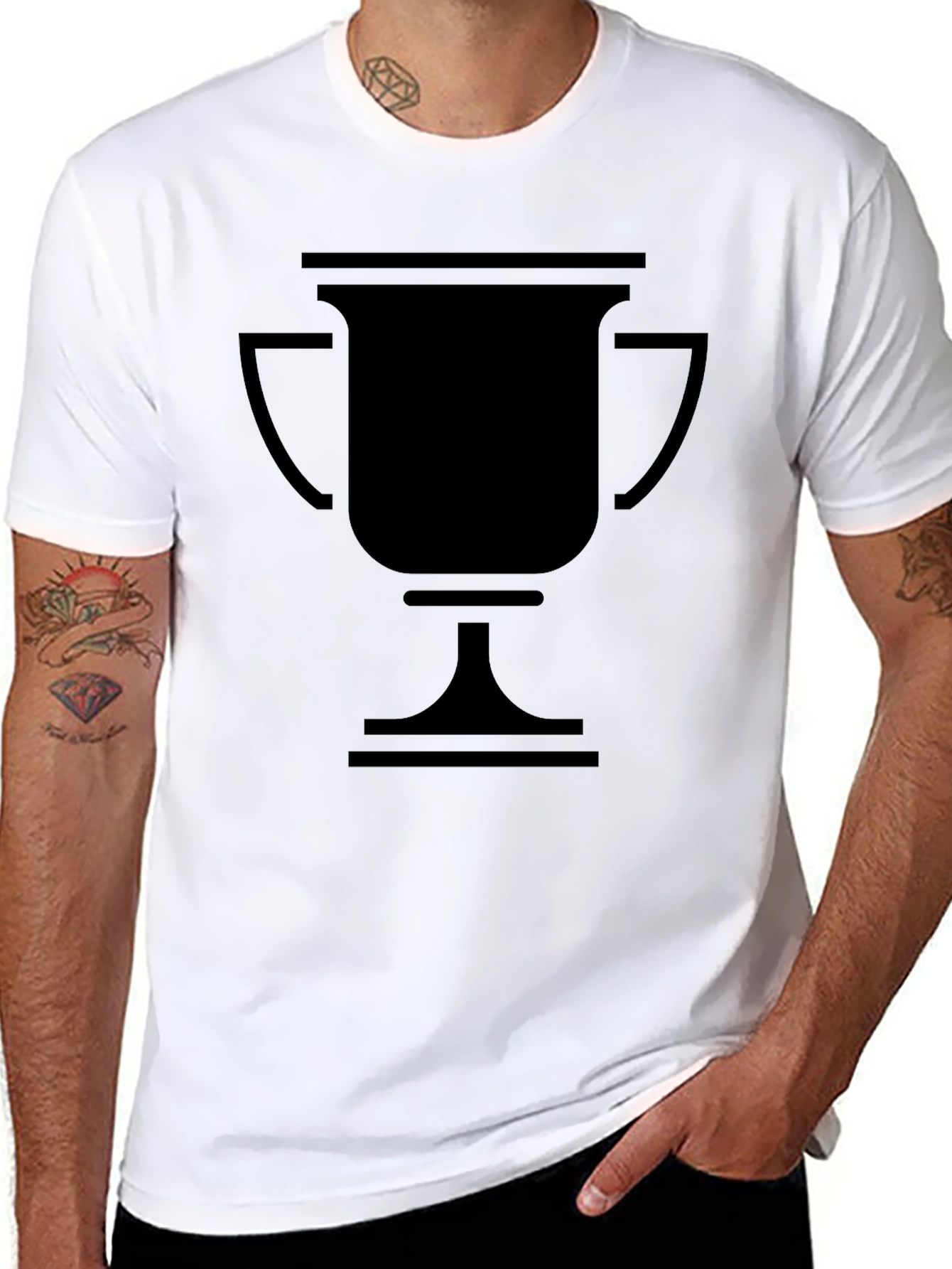 Black Trophy Graphic T-Shirt