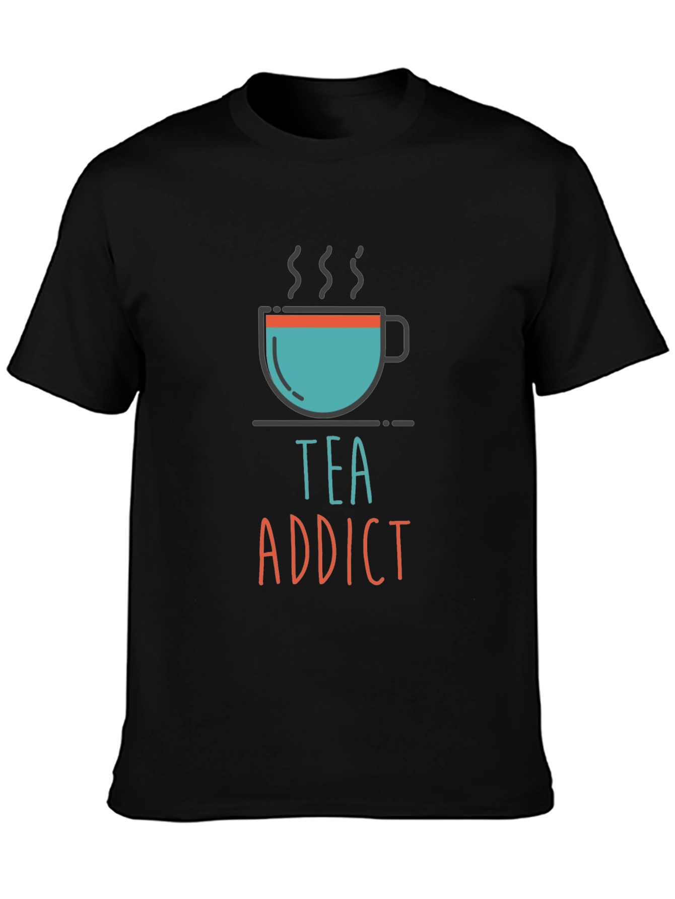 Tea Addict Graphic Tee - Unisex Casual T-Shirt