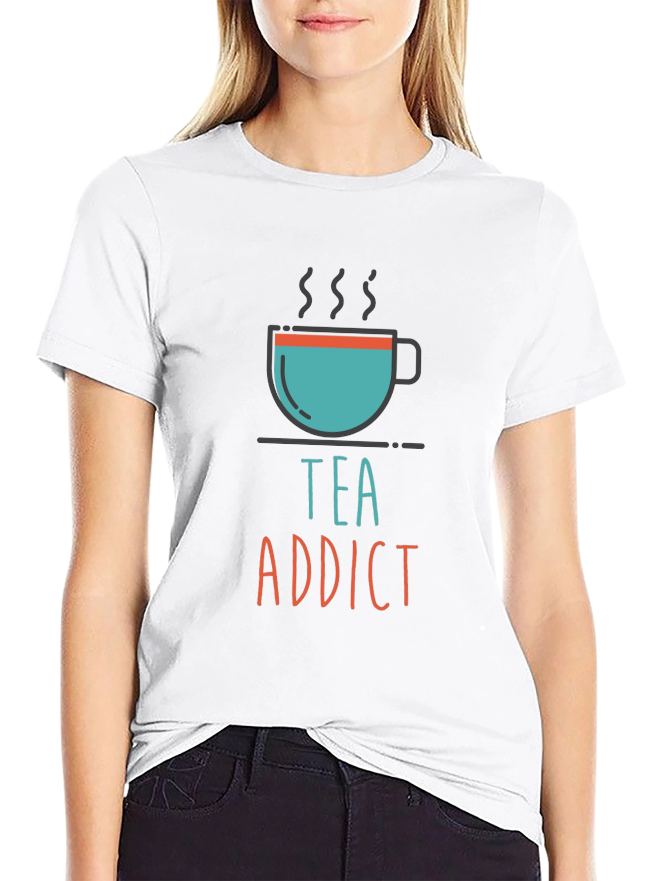 Tea Addict Graphic Tee - Unisex Casual T-Shirt