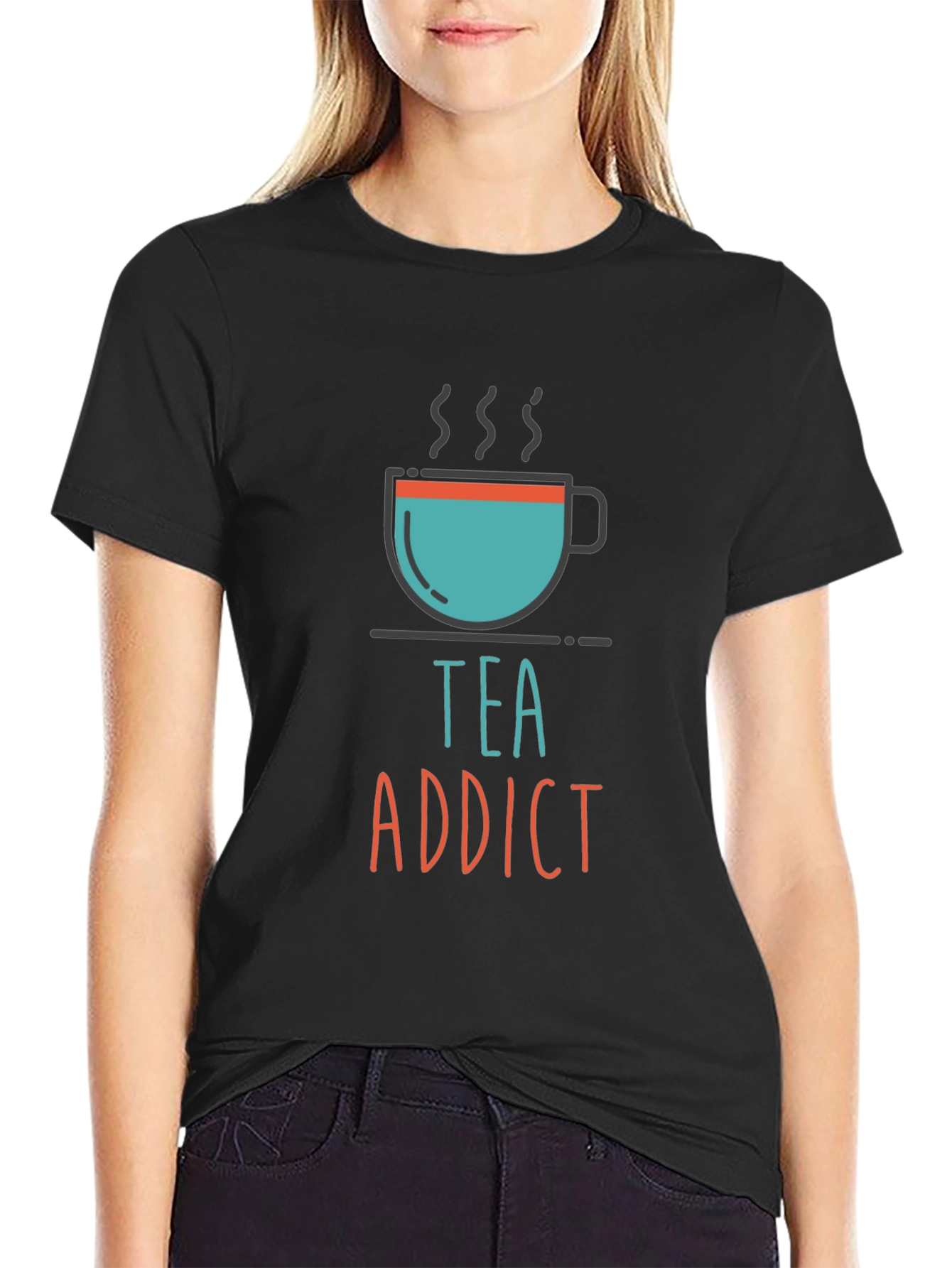 Tea Addict Graphic Tee - Unisex Casual T-Shirt