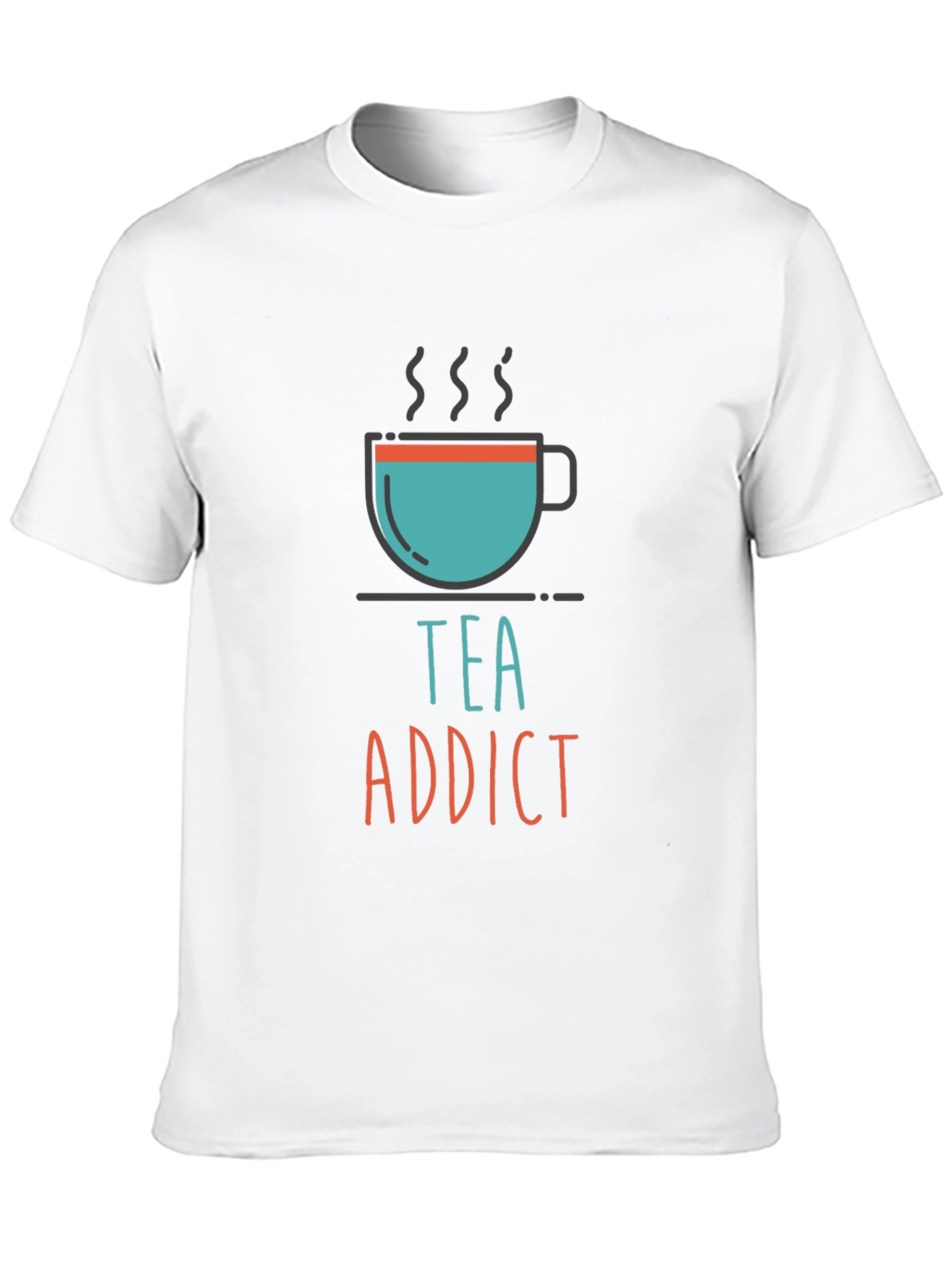 Tea Addict Graphic Tee - Unisex Casual T-Shirt