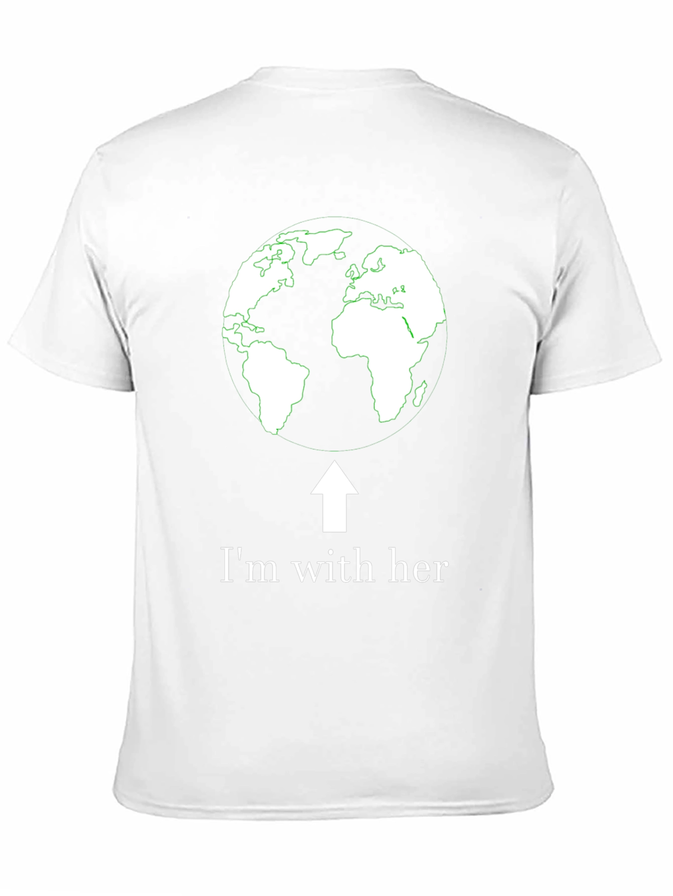 Im With Her Earth Graphic T-Shirt