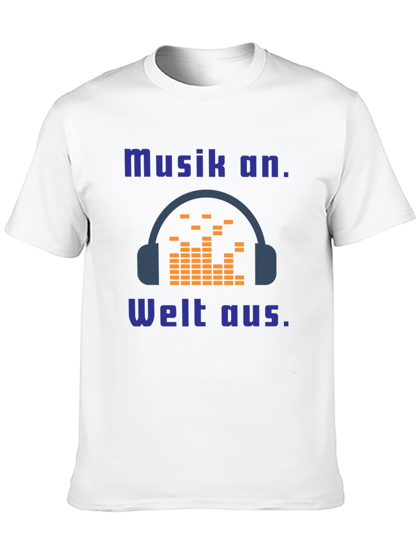 Musik An Welt Aus T-Shirt - Music Lover Tee