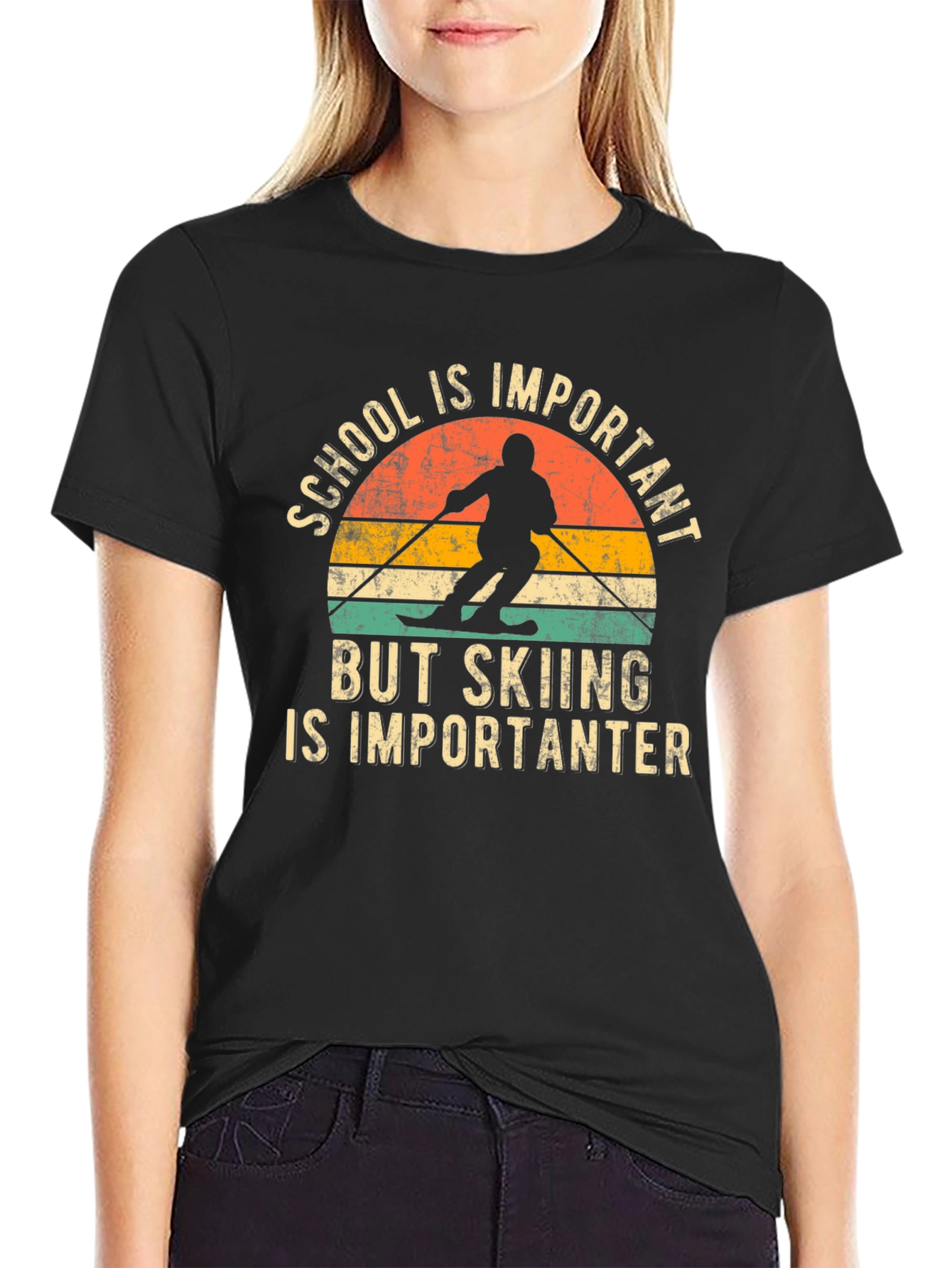 Skiing is Importanter T-Shirt