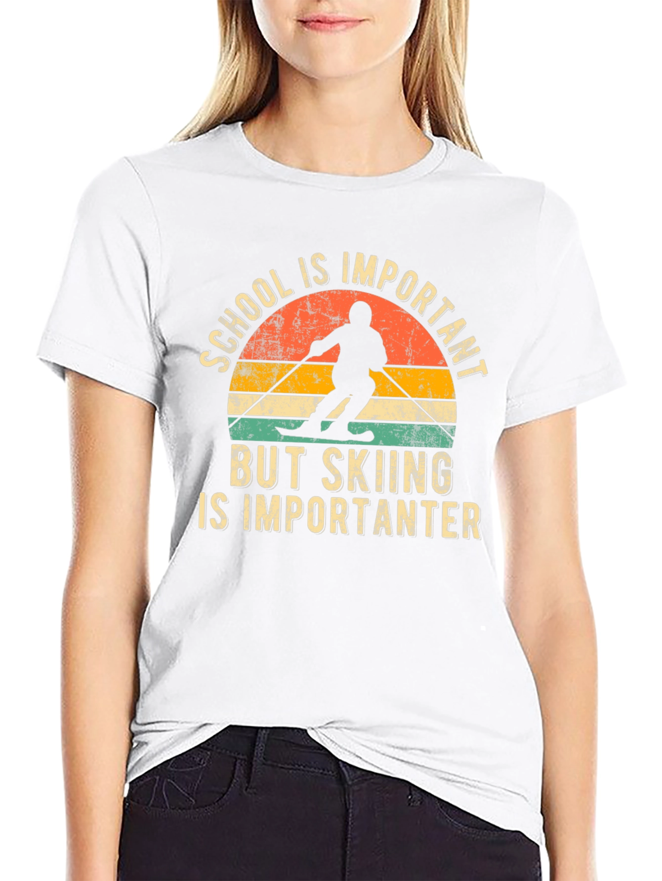 Skiing is Importanter T-Shirt