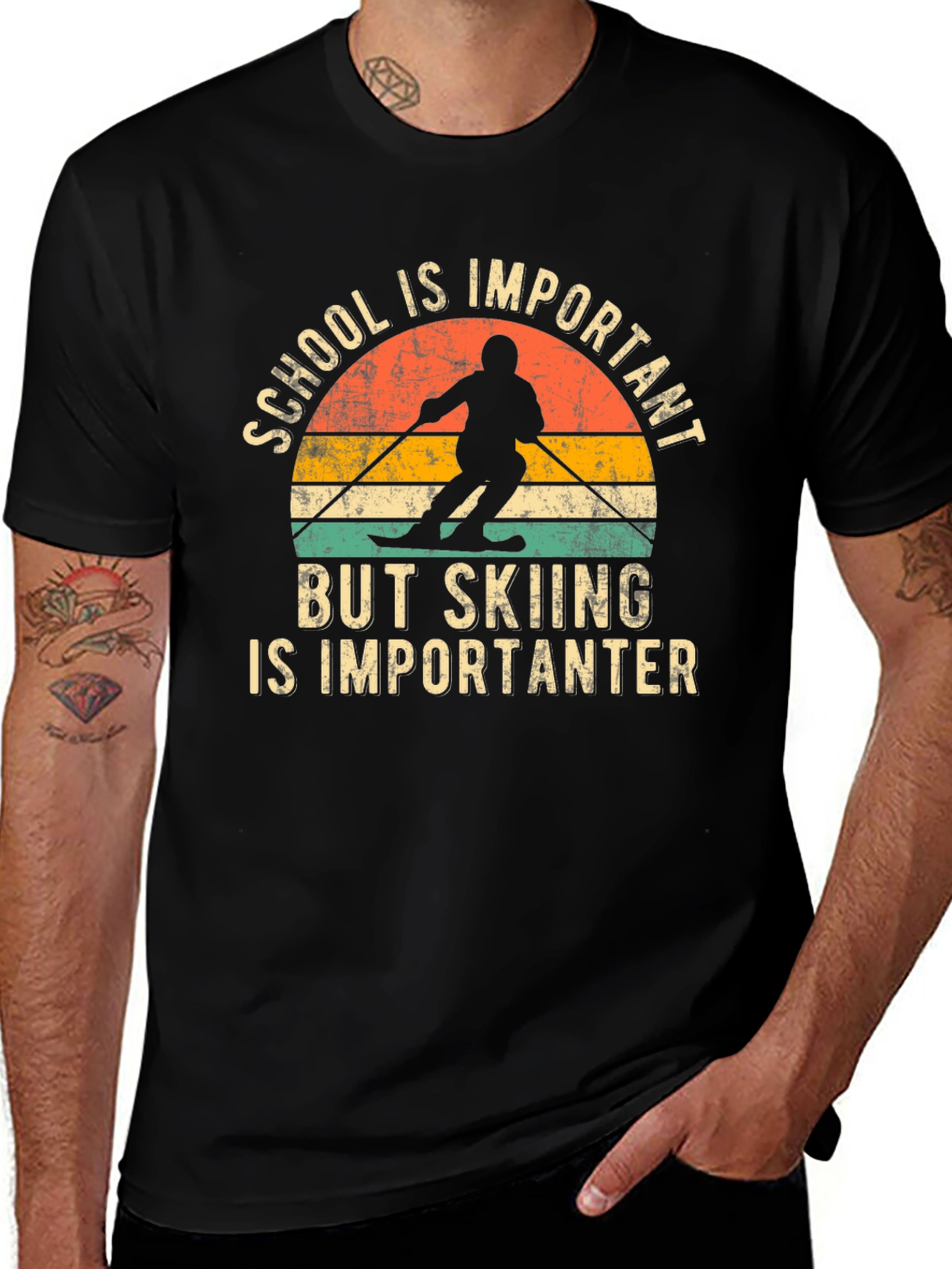 Skiing is Importanter T-Shirt
