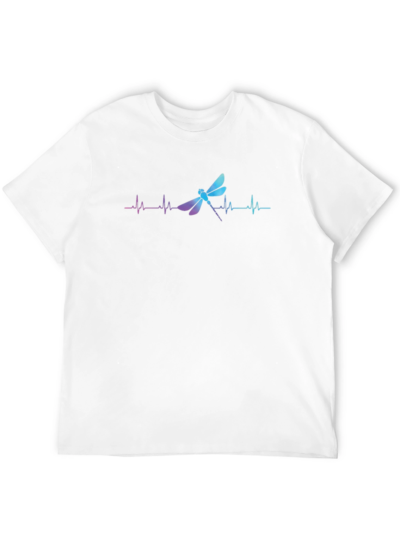 Dragonfly Heartbeat Graphic Tee - Black T-Shirt