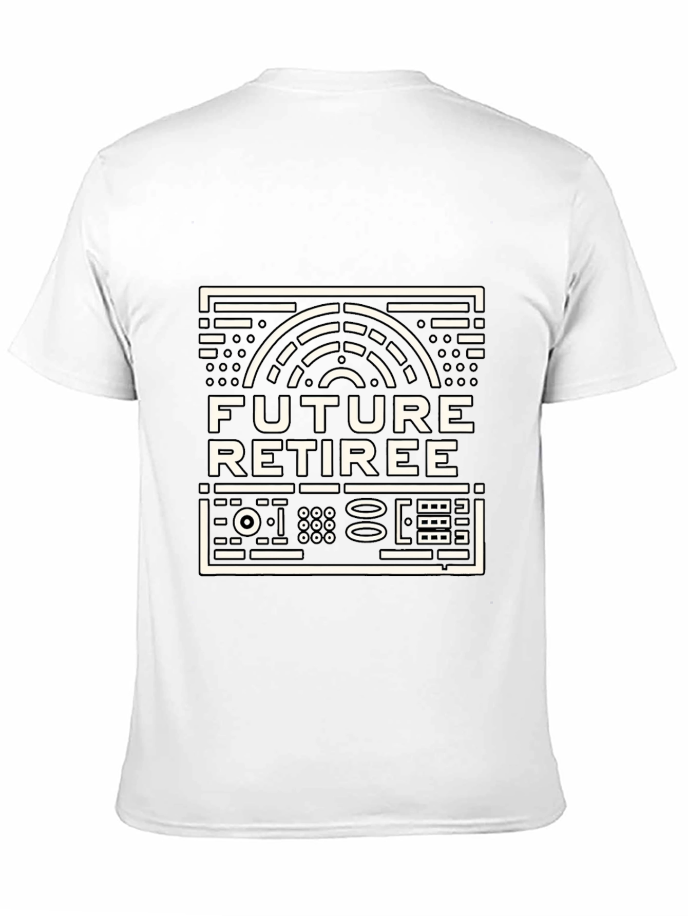 Future Retiree Black T-Shirt - Retirement Gift