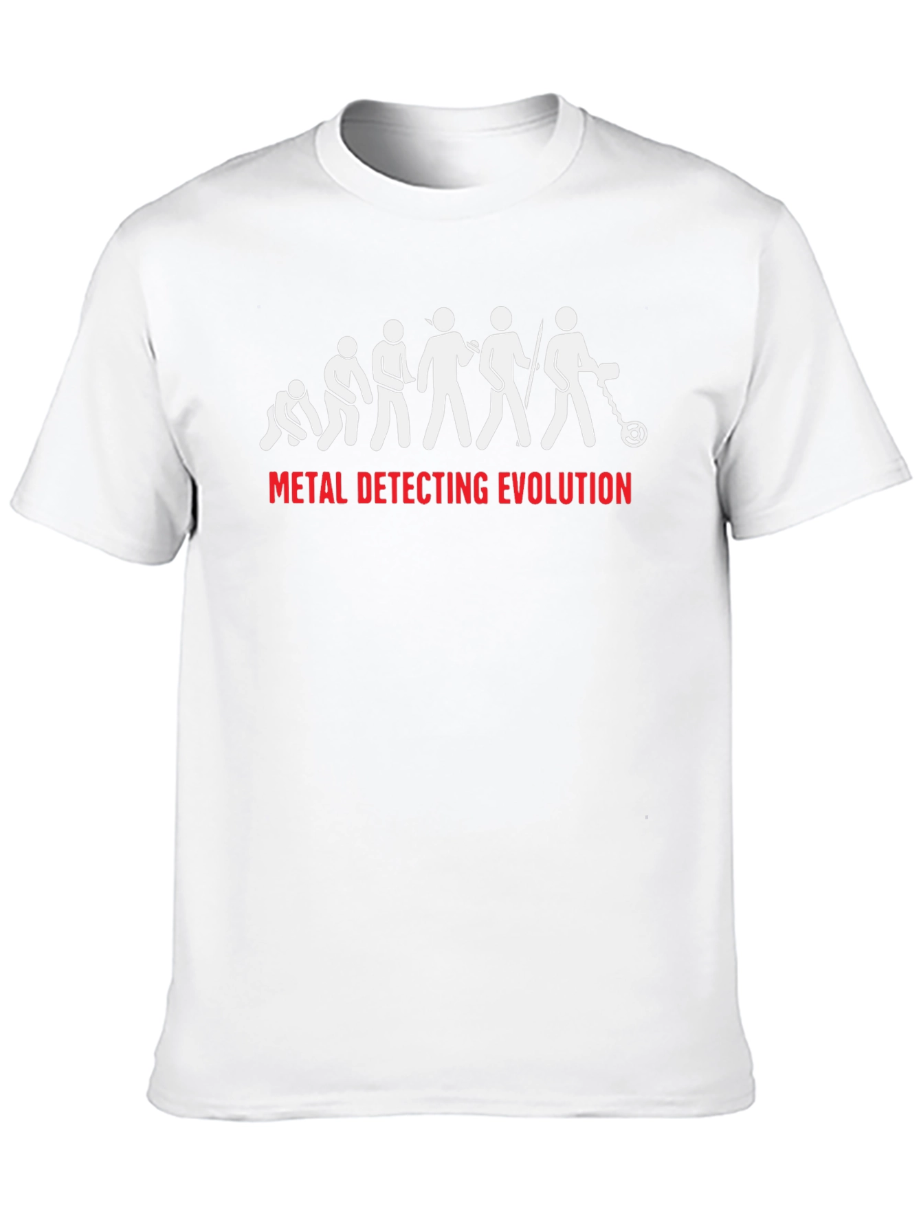 Metal Detecting Evolution Graphic T-Shirt