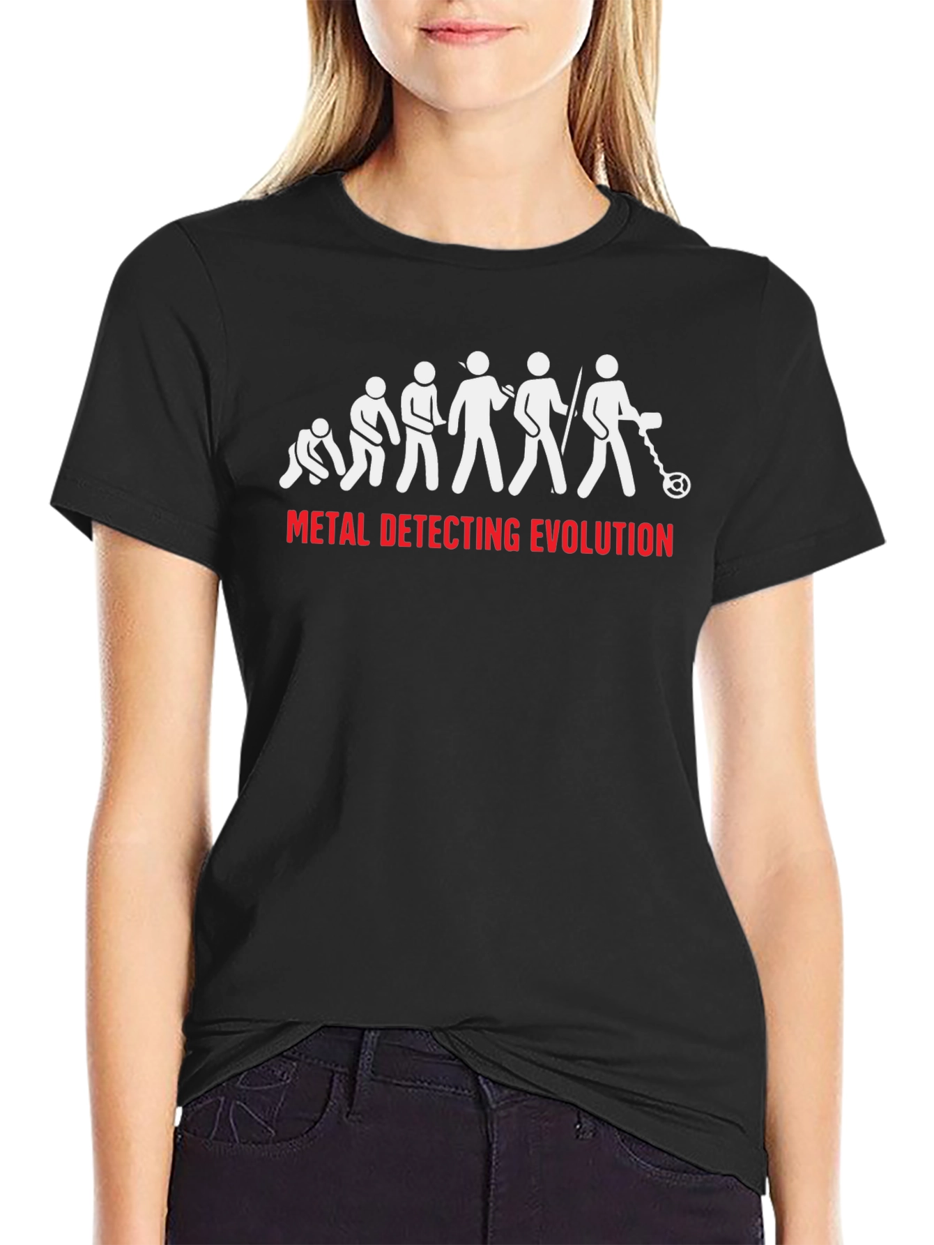 Metal Detecting Evolution Graphic T-Shirt