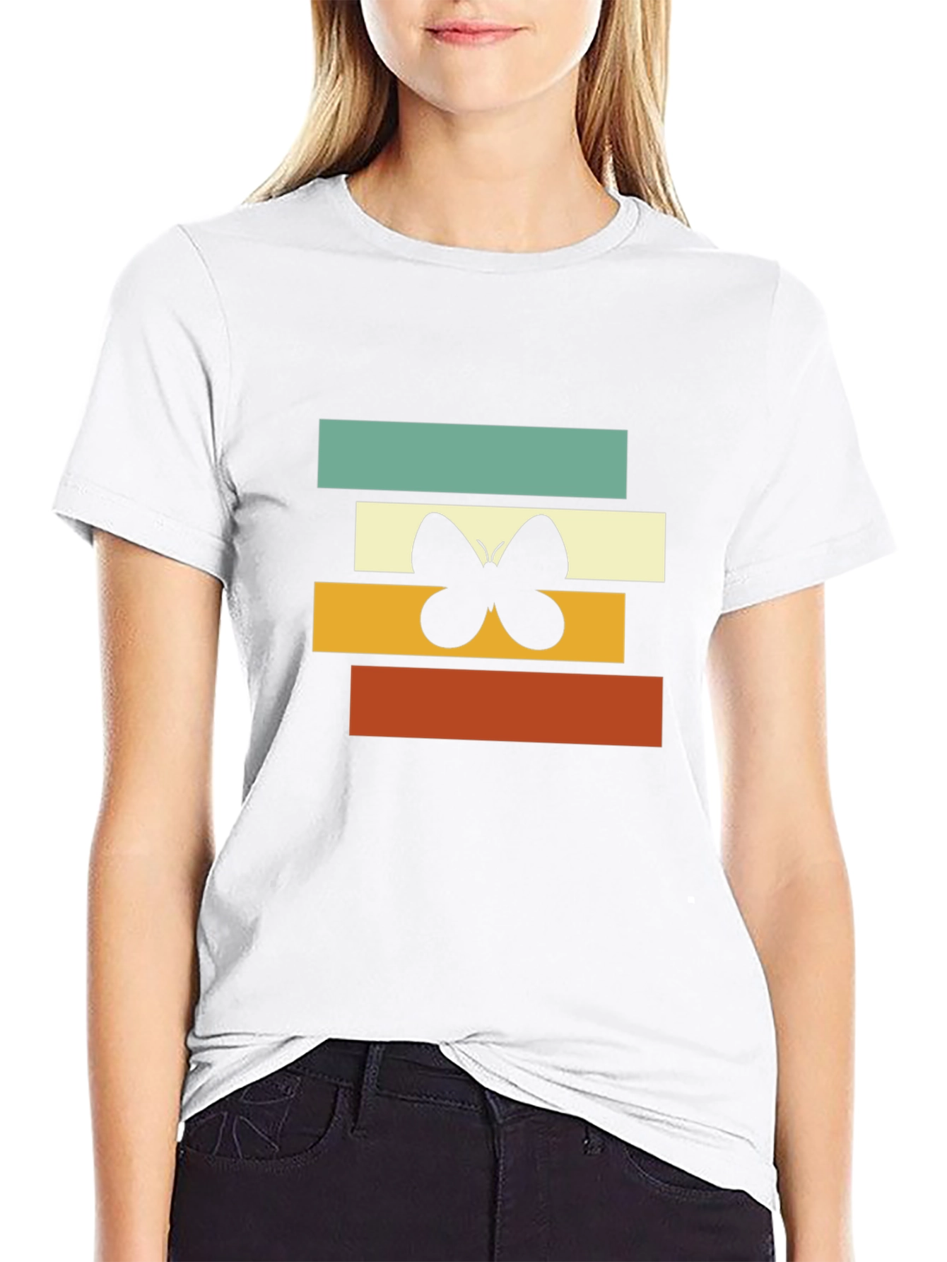 Retro Butterfly Graphic Tee