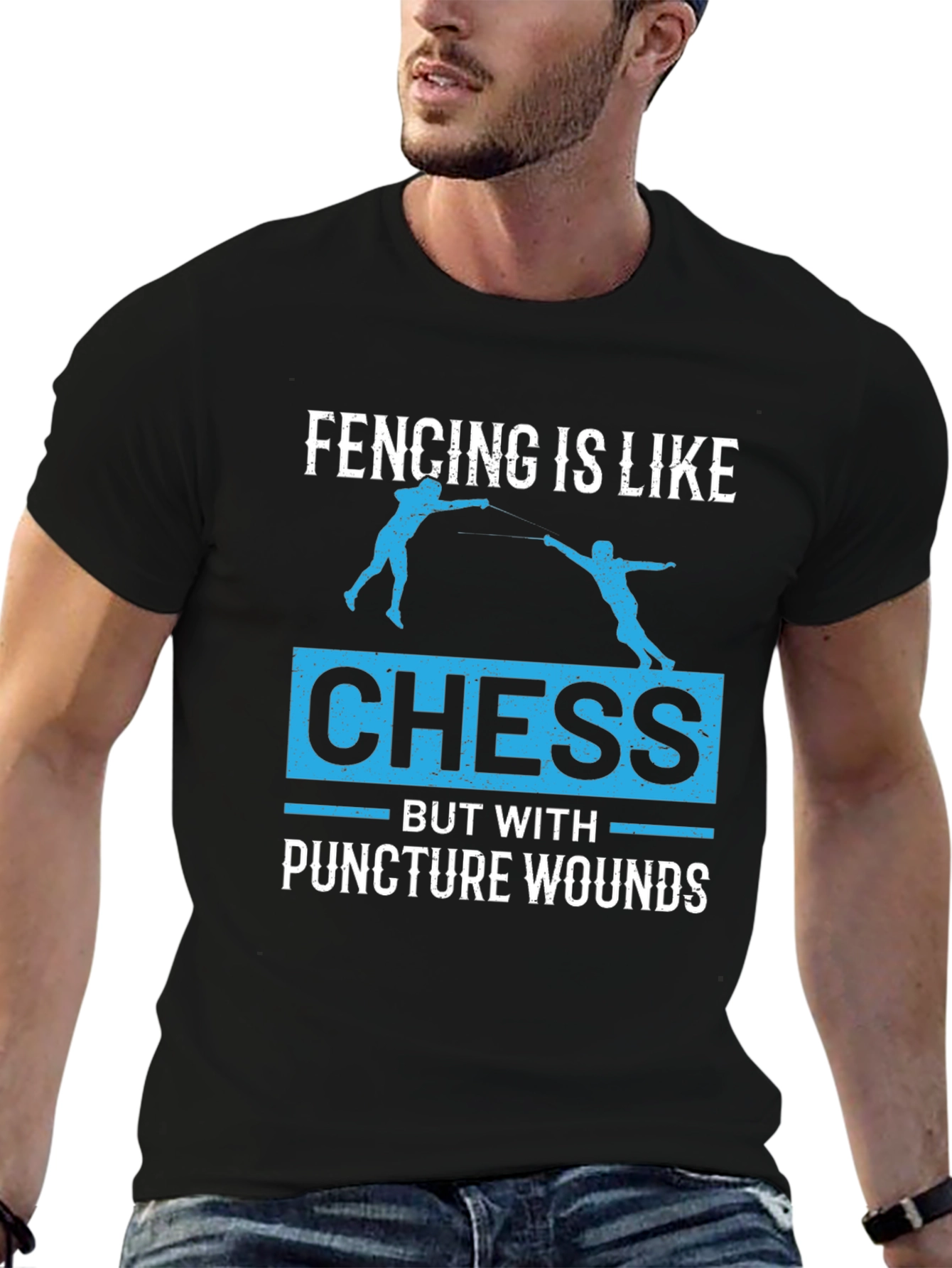 Fencing Chess Puncture Wound T-Shirt