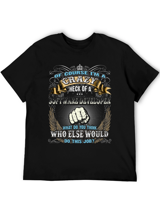 Crazy Software Developer T-Shirt