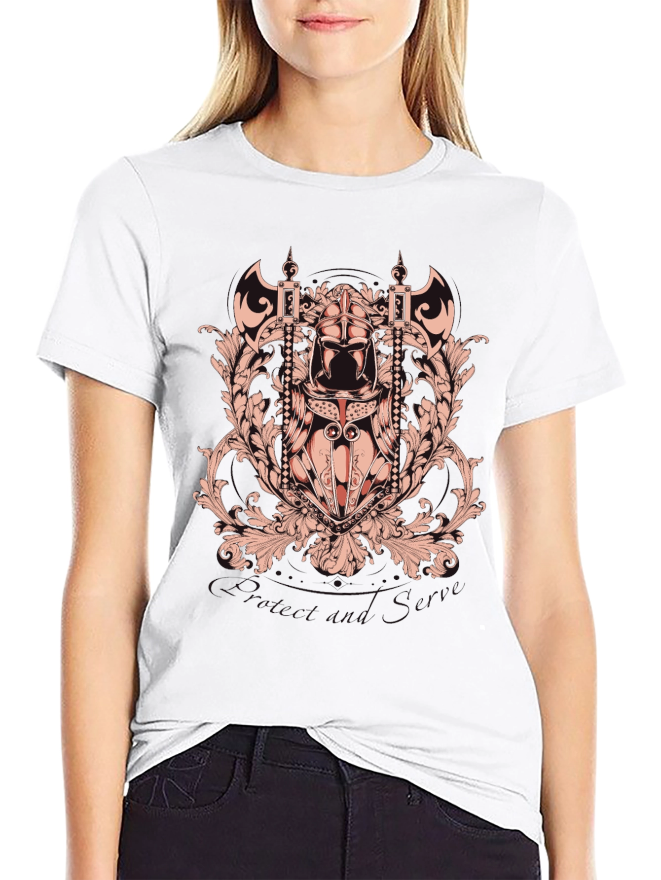 Knight Crest Graphic Tee - Black