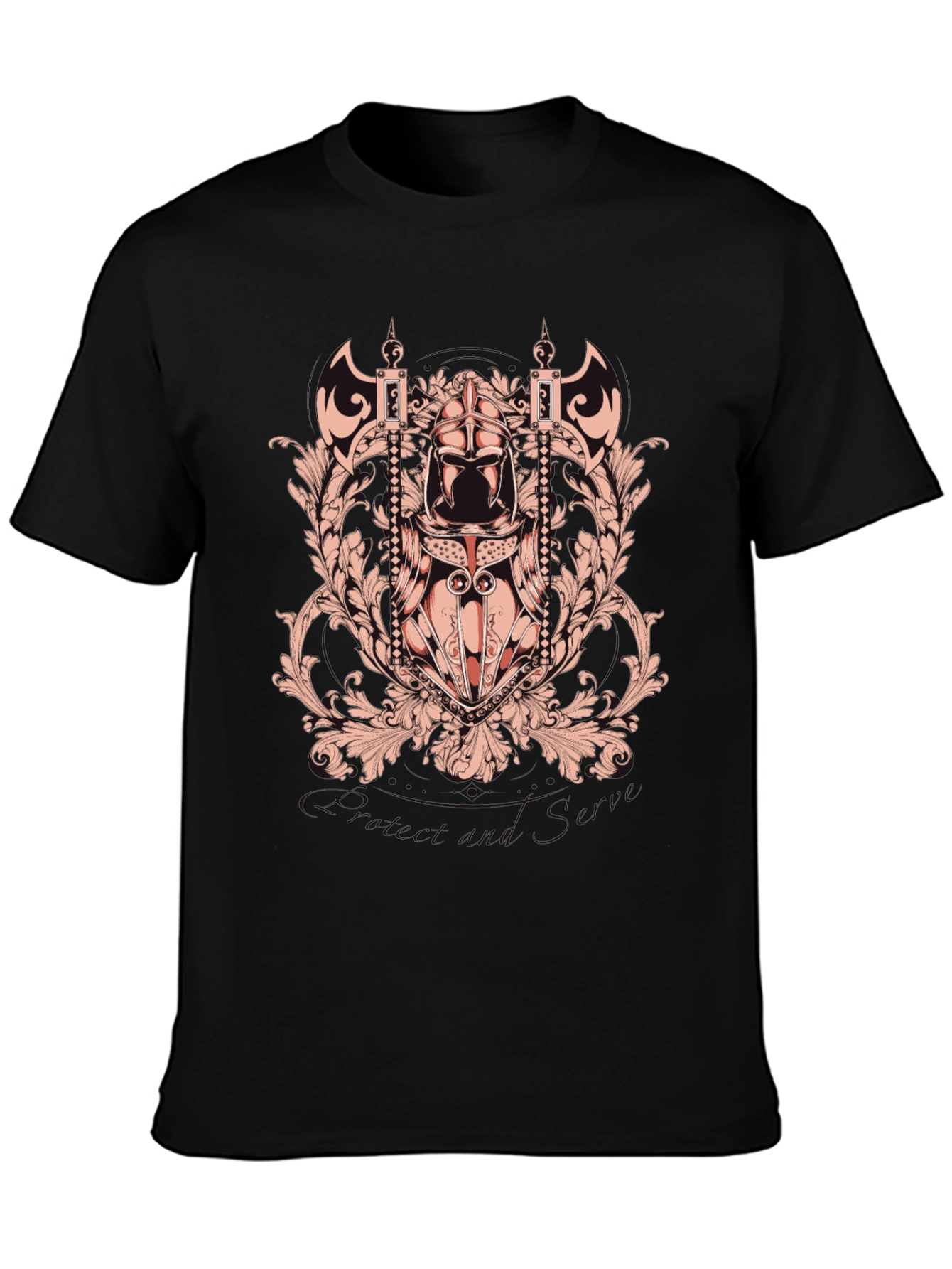 Knight Crest Graphic Tee - Black