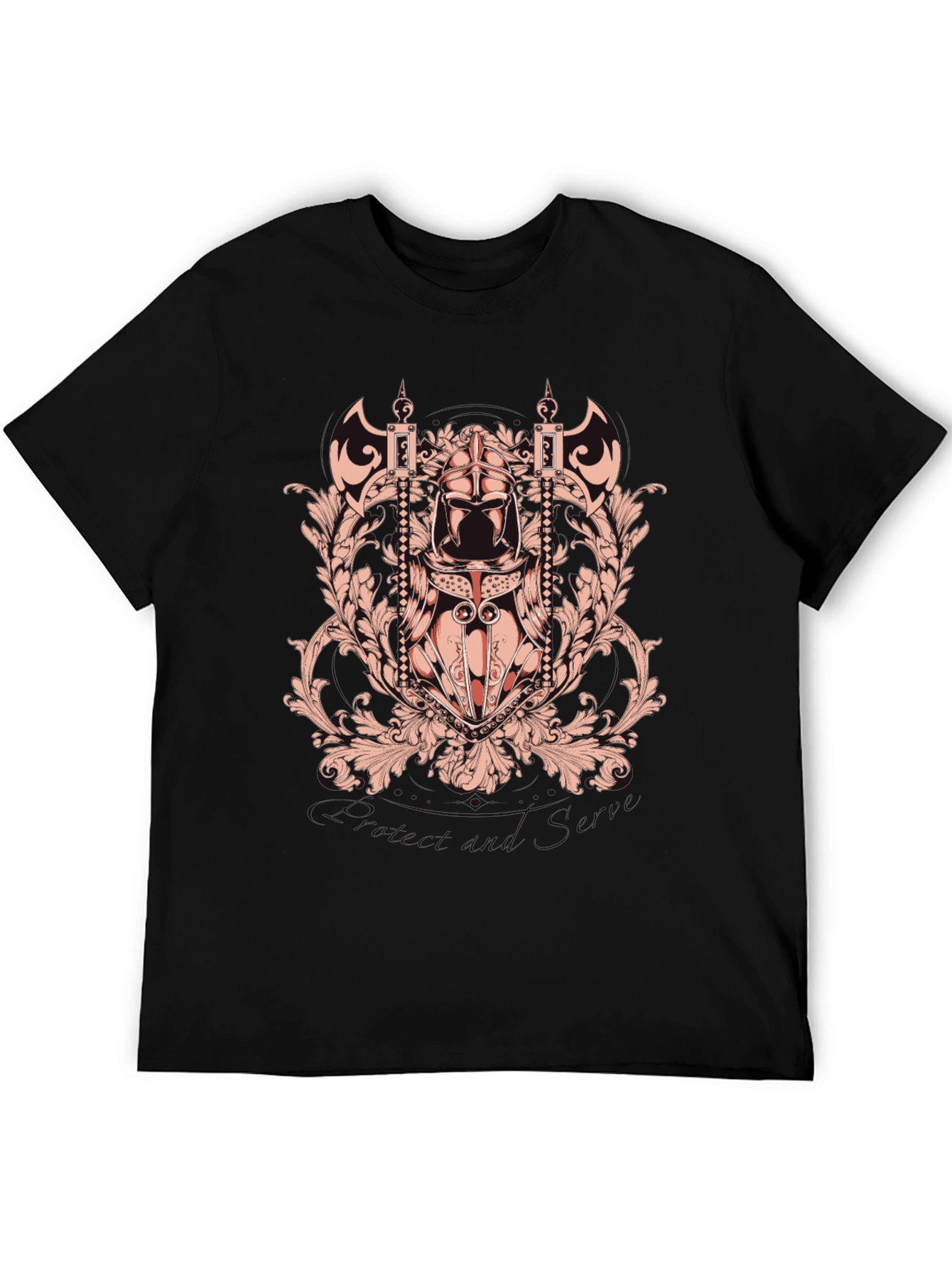 Knight Crest Graphic Tee - Black