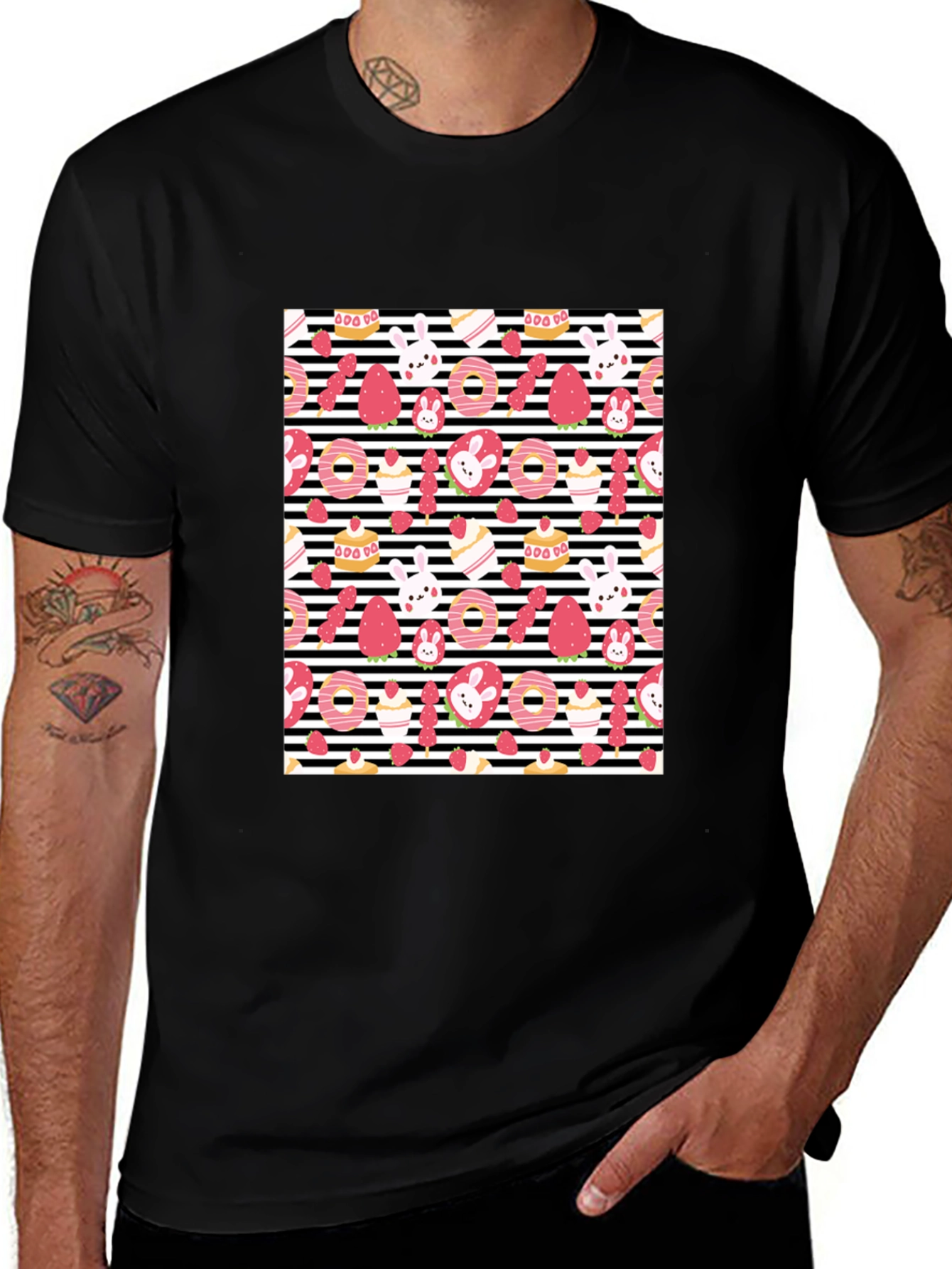 Easter Sweets Pattern T-Shirt