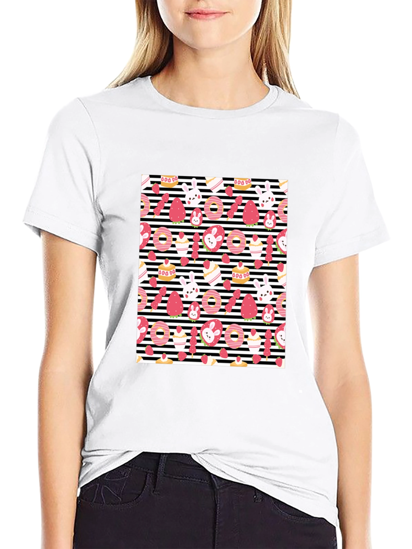 Easter Sweets Pattern T-Shirt