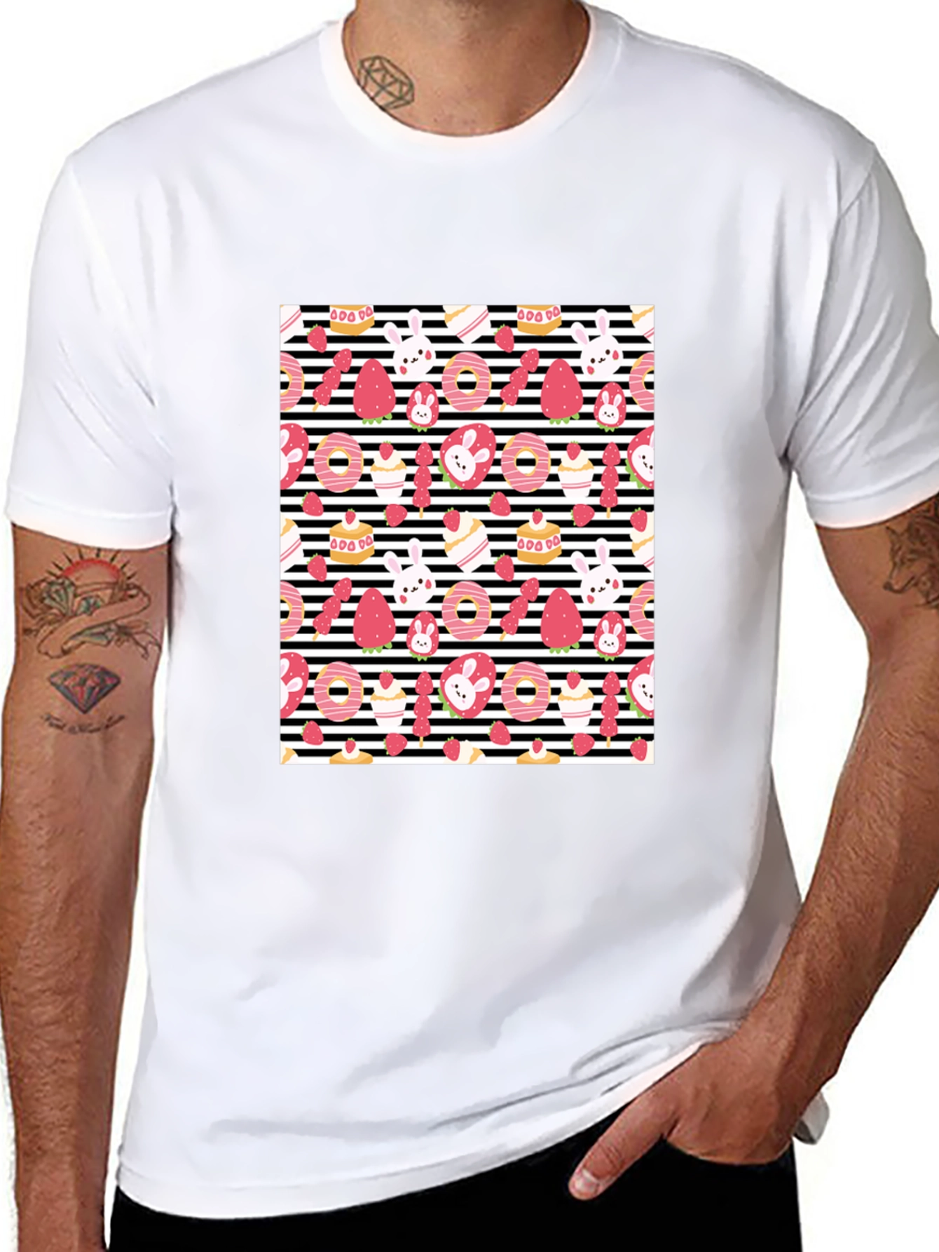 Easter Sweets Pattern T-Shirt