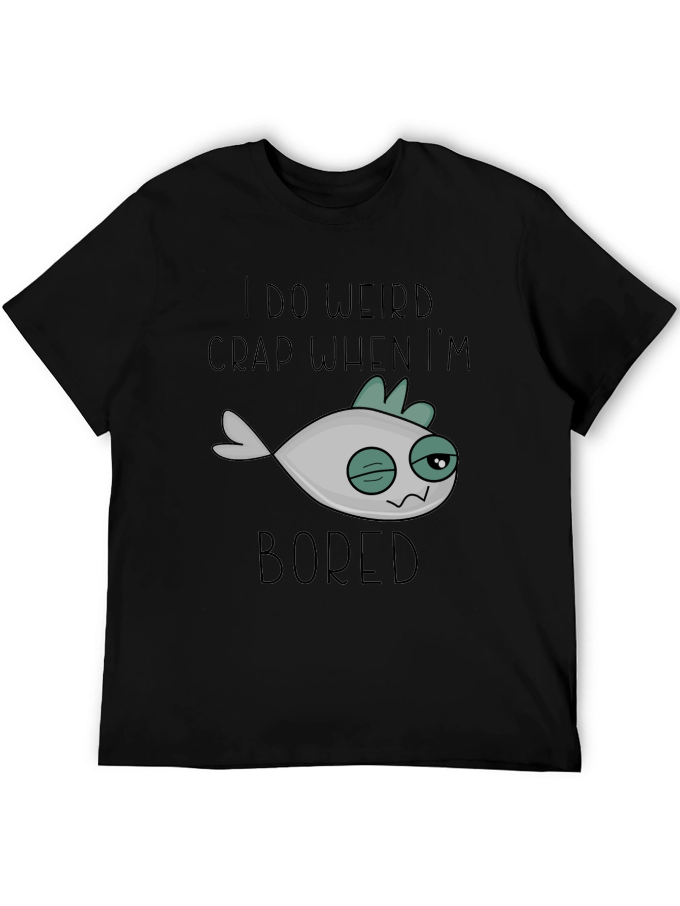 Weird Bored Fish Graphic Tee