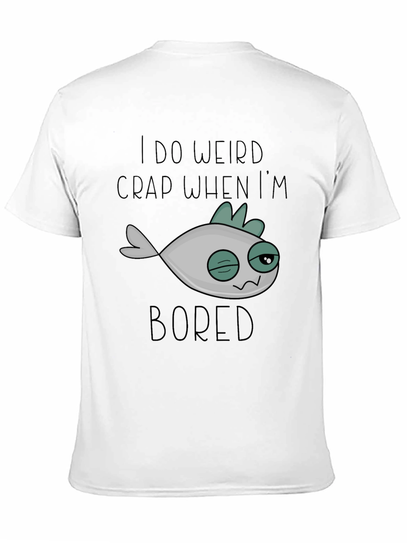 Weird Bored Fish Graphic Tee