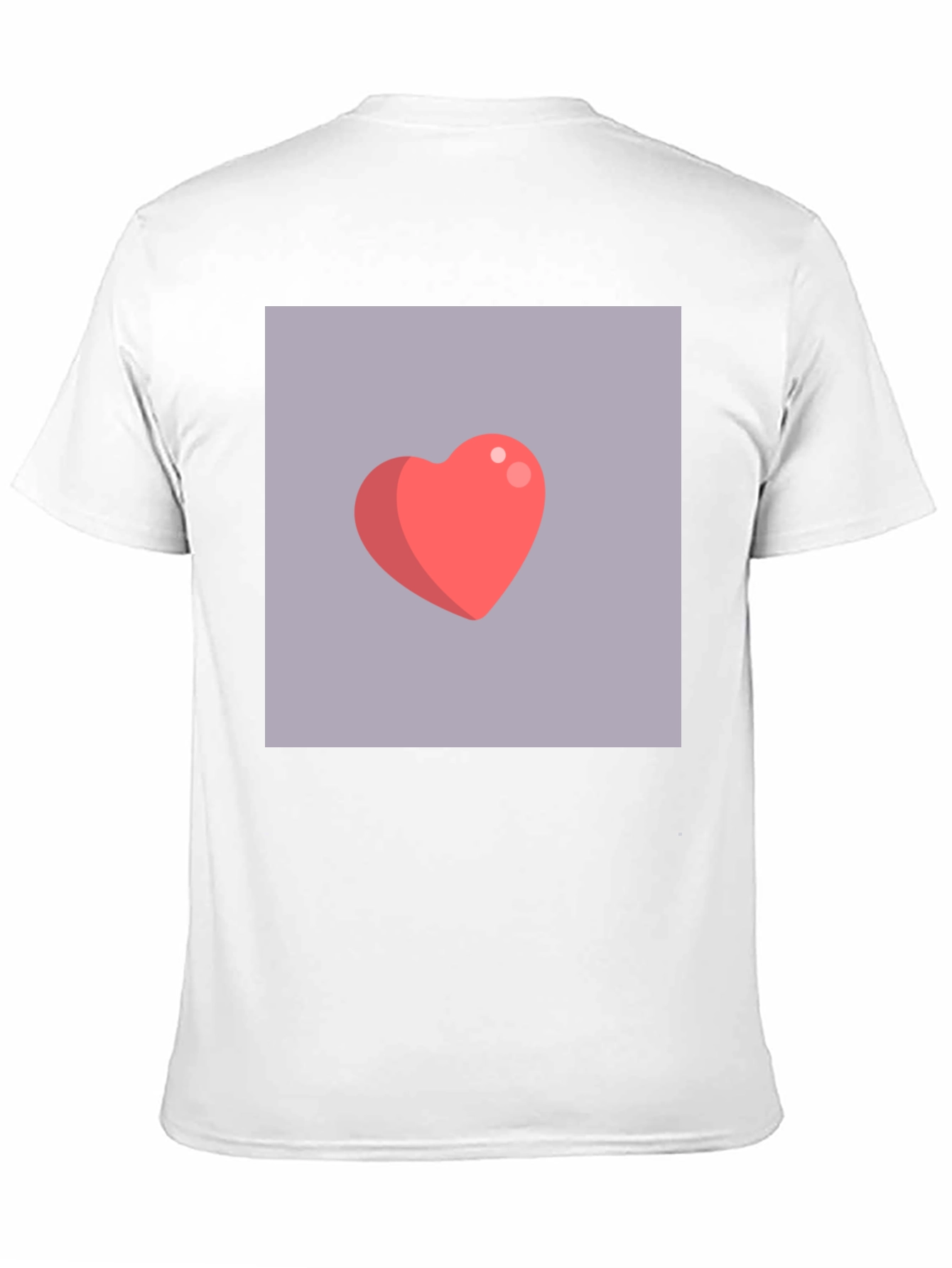 Heart Graphic Tee - Modern Black T-Shirt