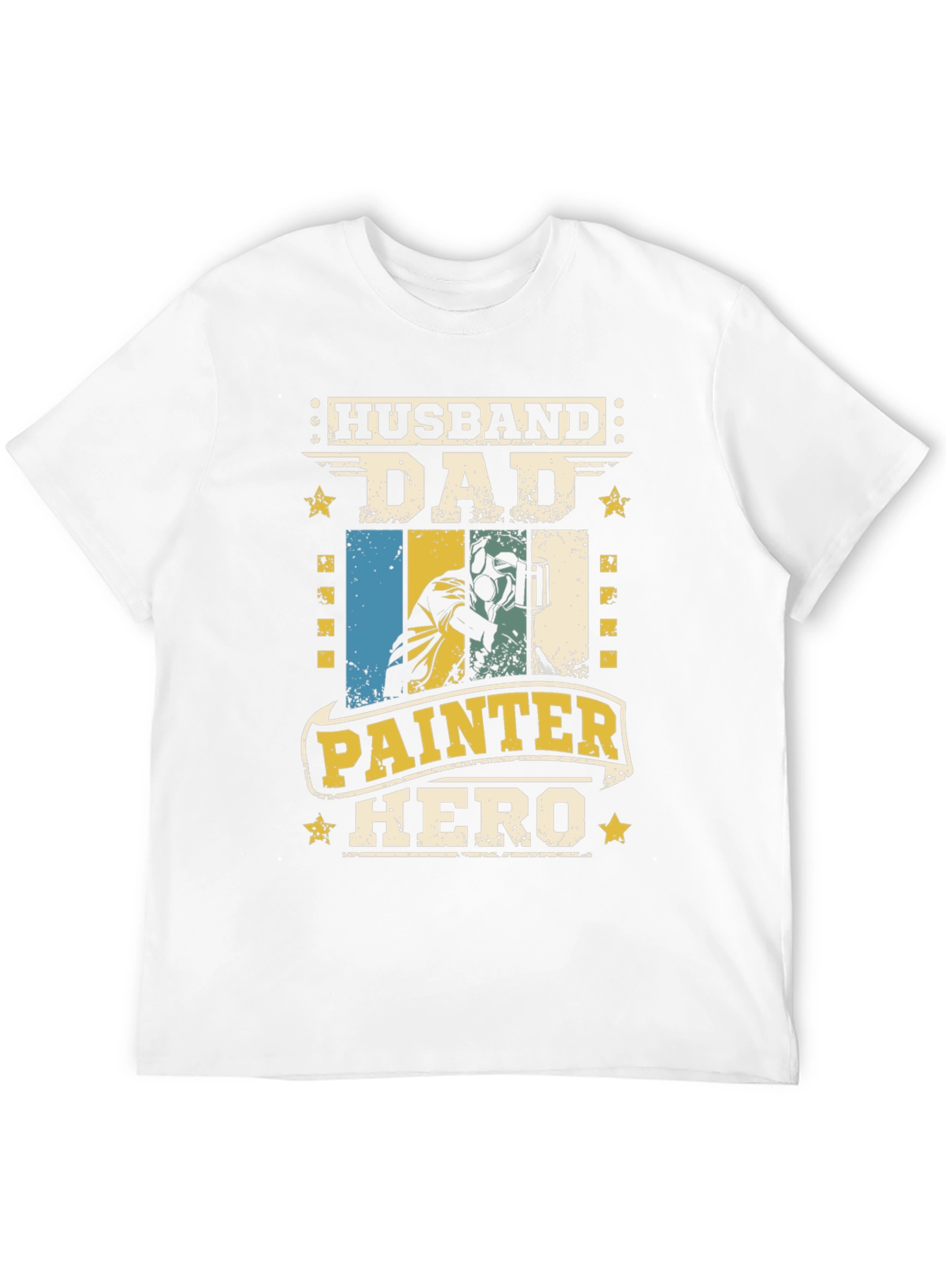 Husband Dad Painter Hero T-Shirt - Fathers Day Gift