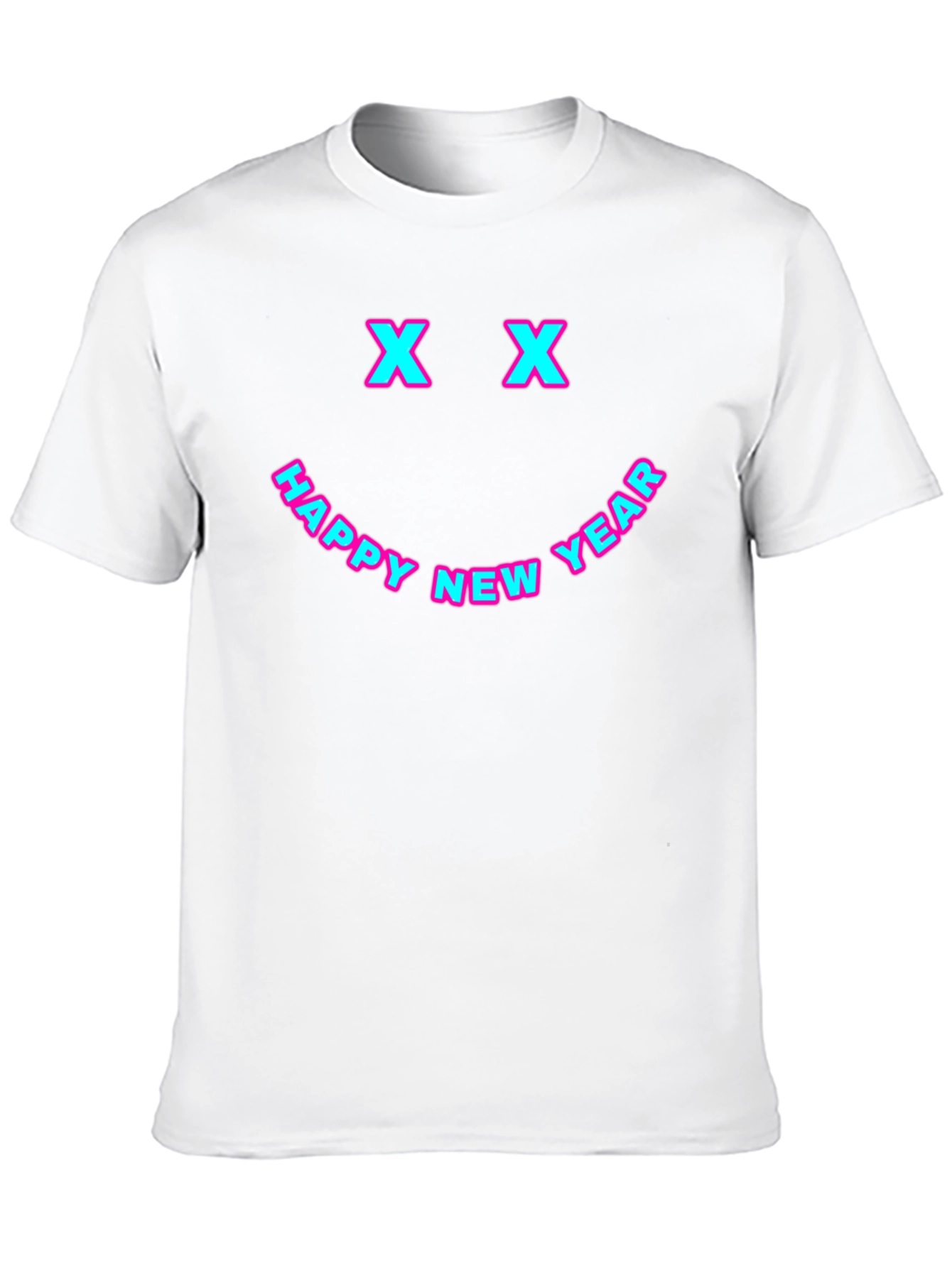 Happy New Year Smiley Face T-Shirt