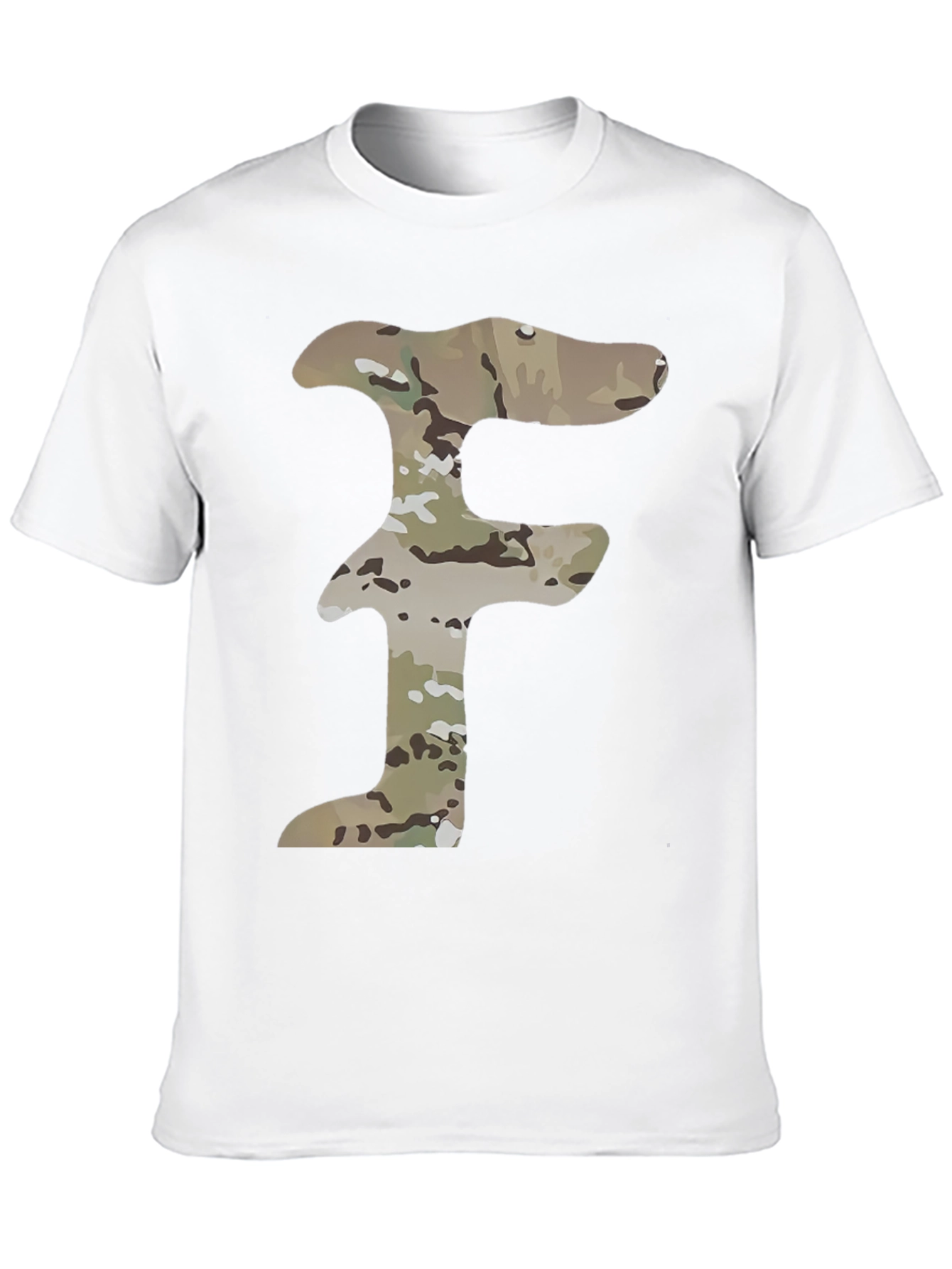 Camouflage F Black T-Shirt