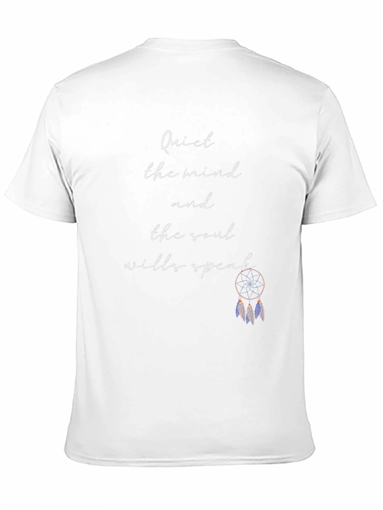 Quiet Mind Soul Speak Dreamcatcher Graphic Tee