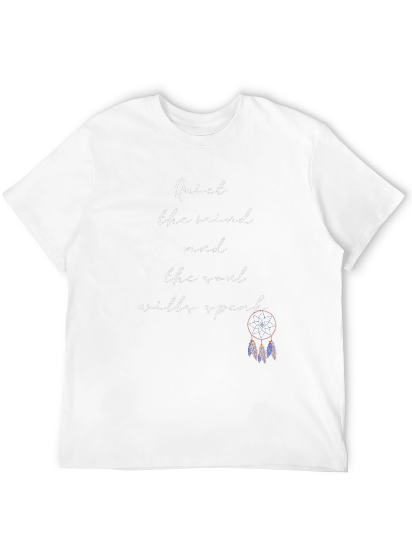 Quiet Mind Soul Speak Dreamcatcher Graphic Tee
