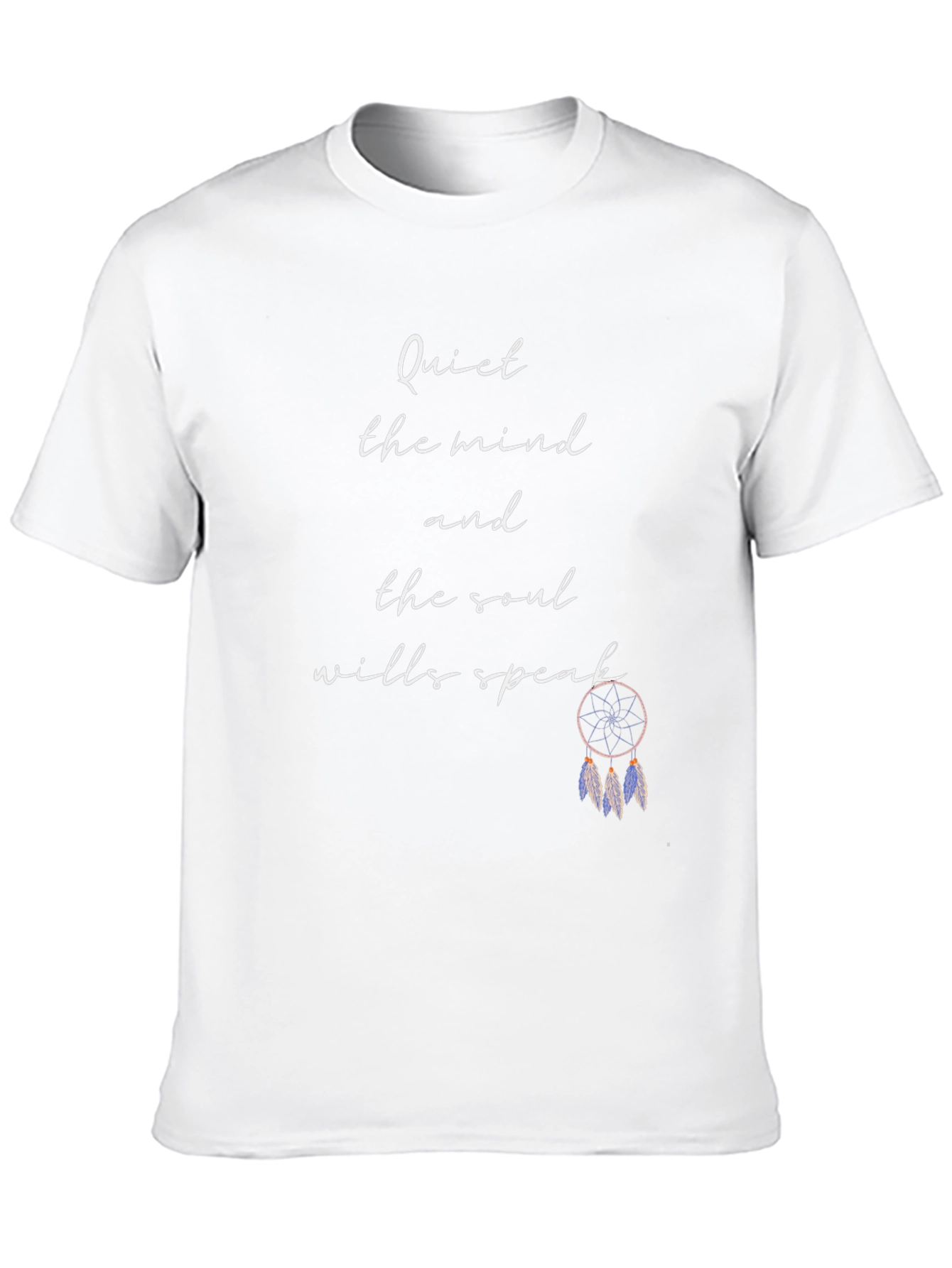 Quiet Mind Soul Speak Dreamcatcher Graphic Tee