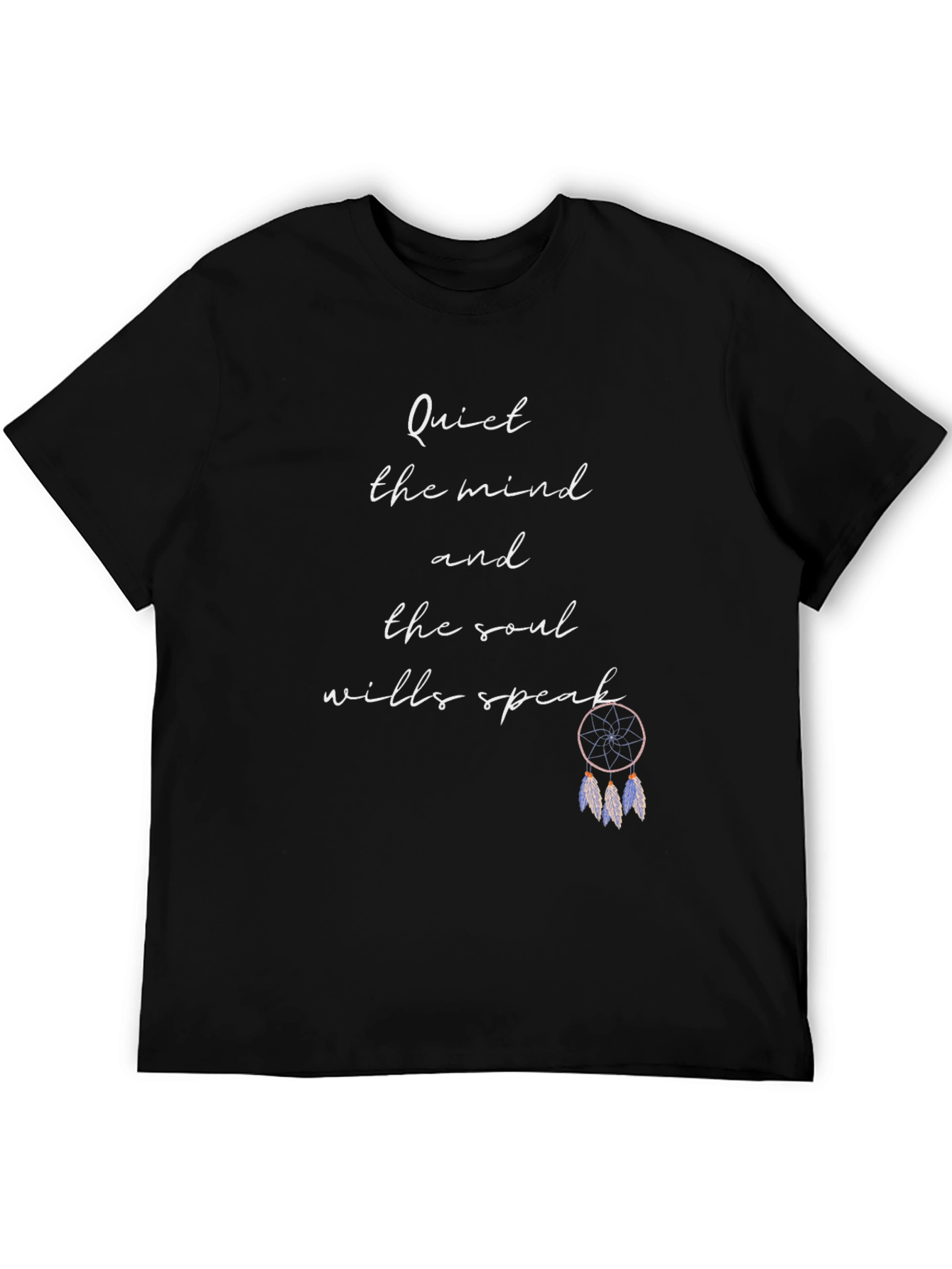 Quiet Mind Soul Speak Dreamcatcher Graphic Tee