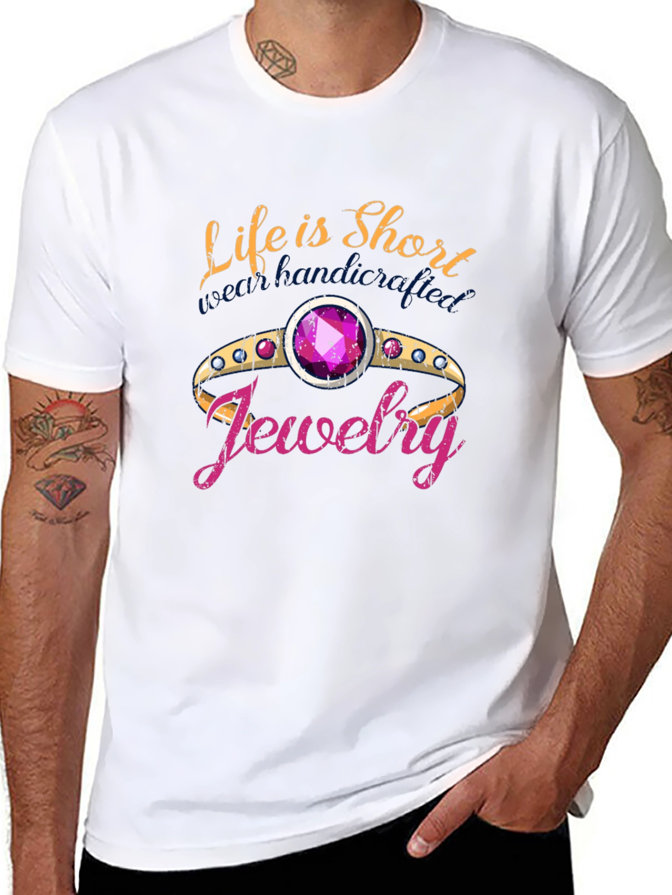 Life is Short Buy Jewelry T-Shirt