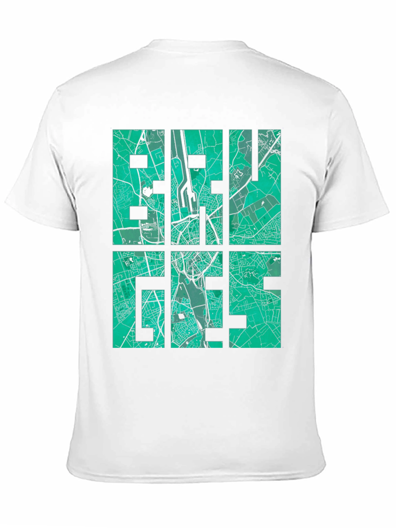 City Map Graphic Tee - Black