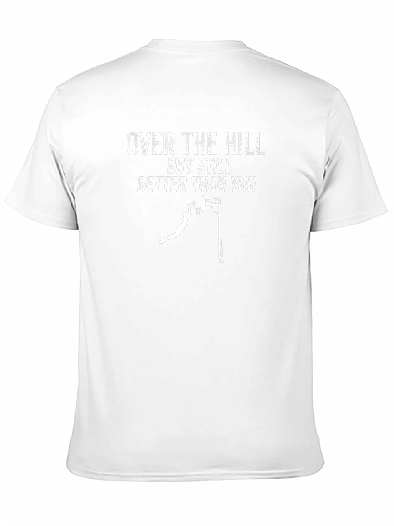 Over The Hill Basketball Graphic Tee