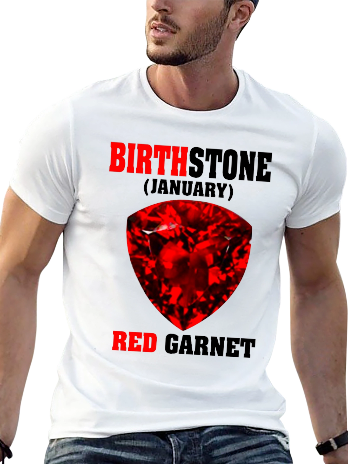 January Birthstone Red Garnet T-Shirt