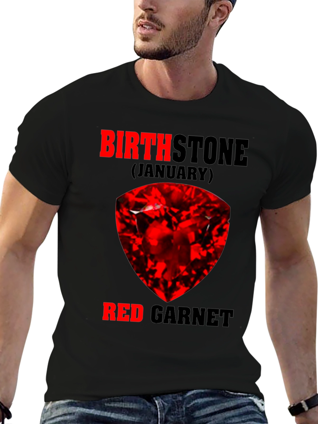 January Birthstone Red Garnet T-Shirt