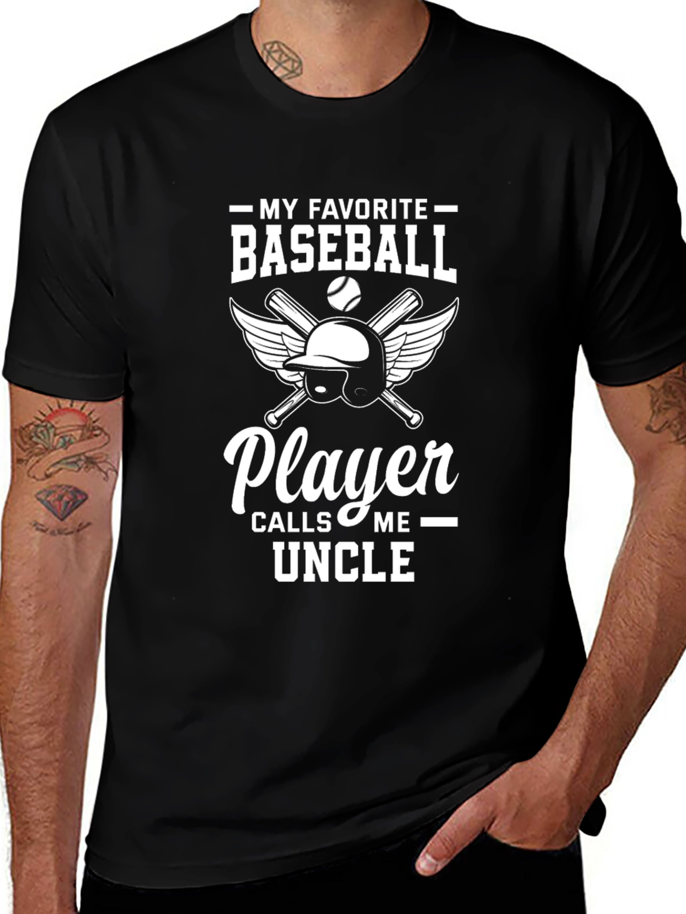 My Favorite Baseball Player Calls Me Uncle T-Shirt
