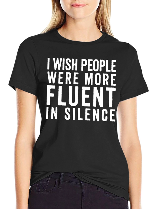 Fluent in Silence Graphic Tee